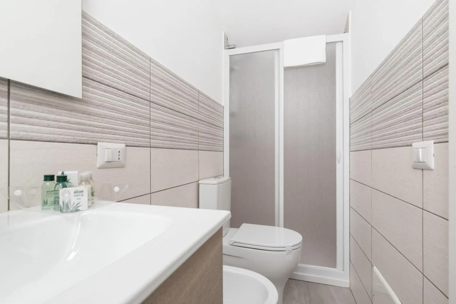 Bathroom in Affittacamere L'Eolie