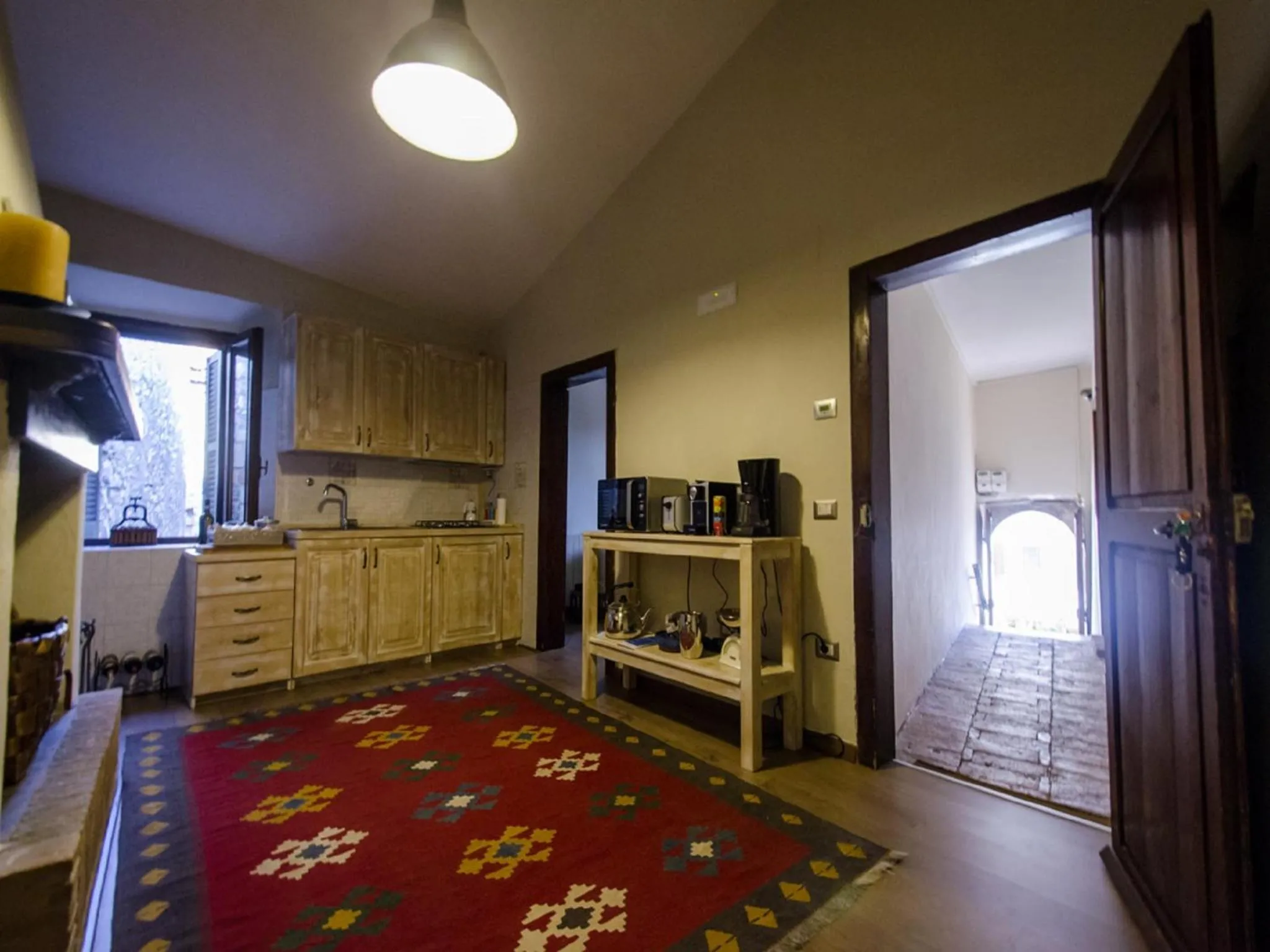 Kitchen or kitchenette in Casa Della Torre In Borgo Medievale