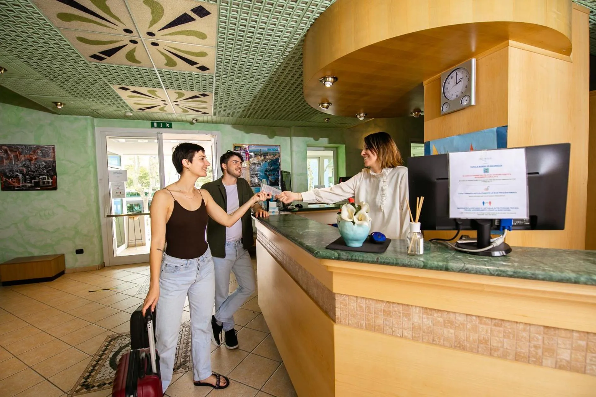 Lobby or reception in New Bristol Sport Hotel