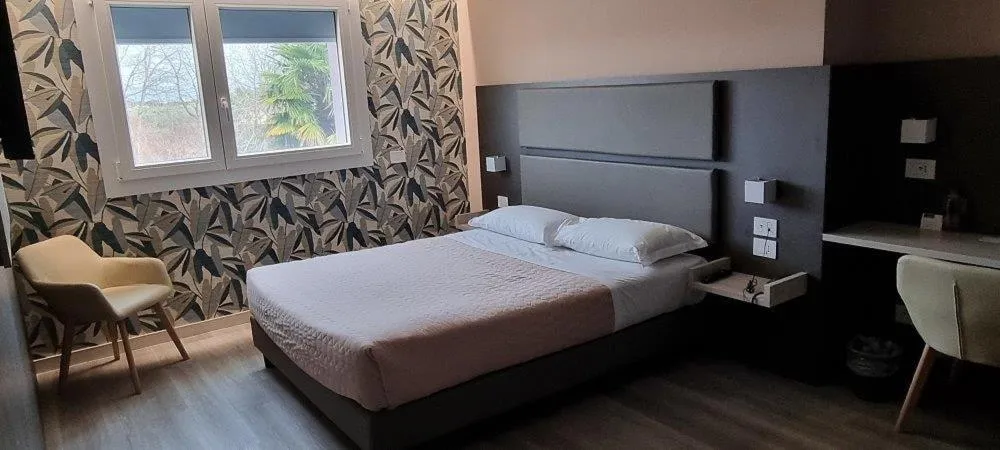 Bed in Art Hotel Udine