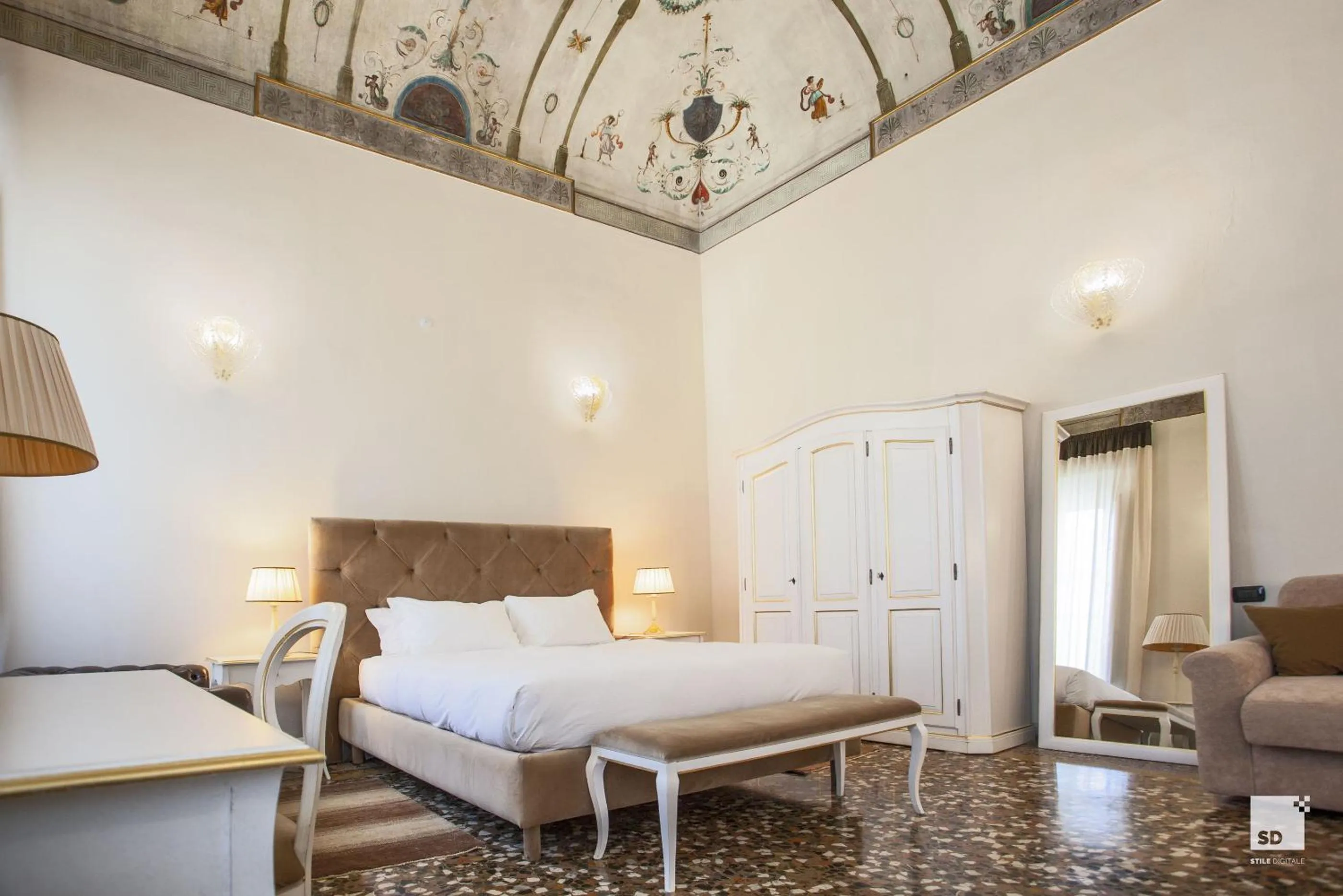 Photo of the whole room, Bed in Palazzo Galletti Abbiosi