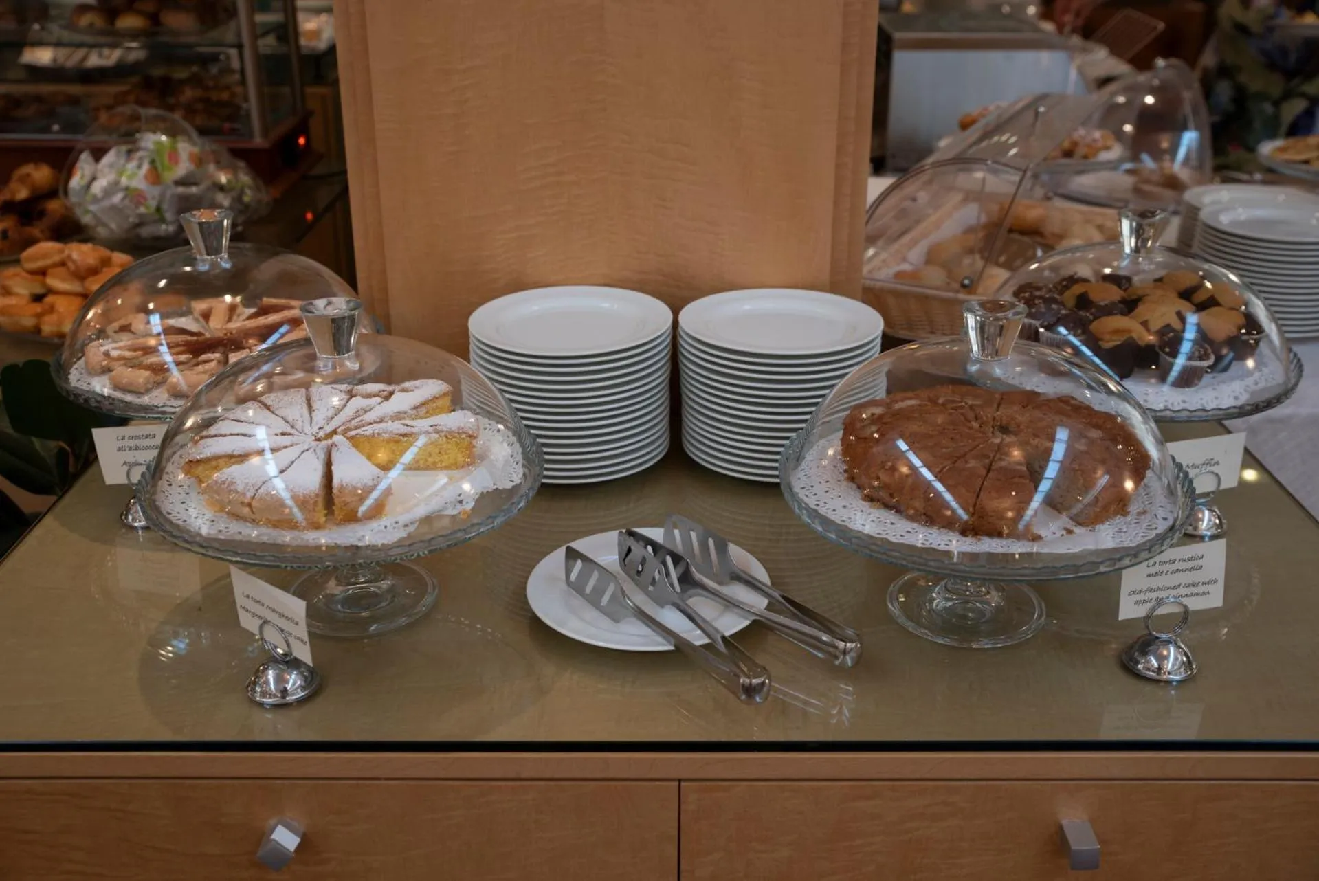 Continental breakfast in Hotel Garden Lido