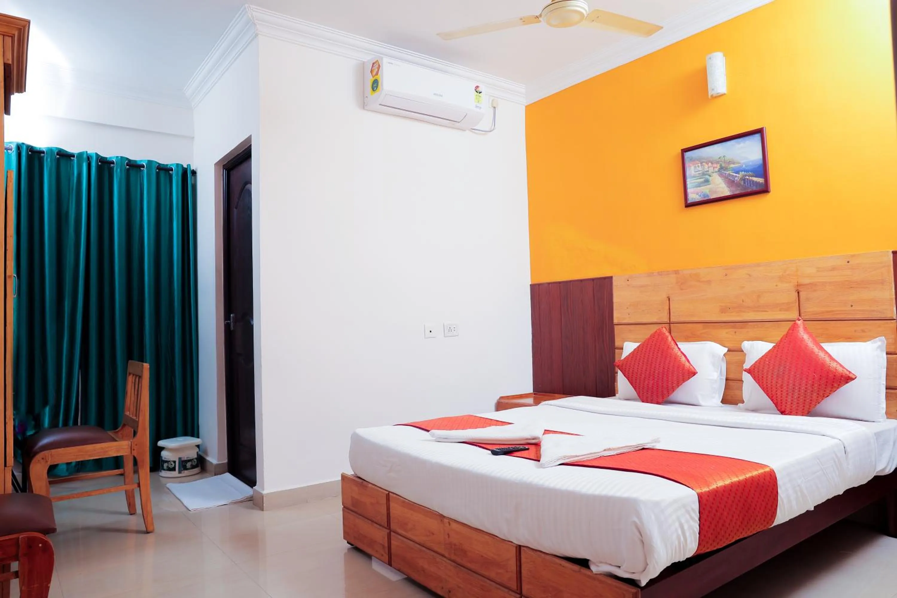 Bed in A V Residency