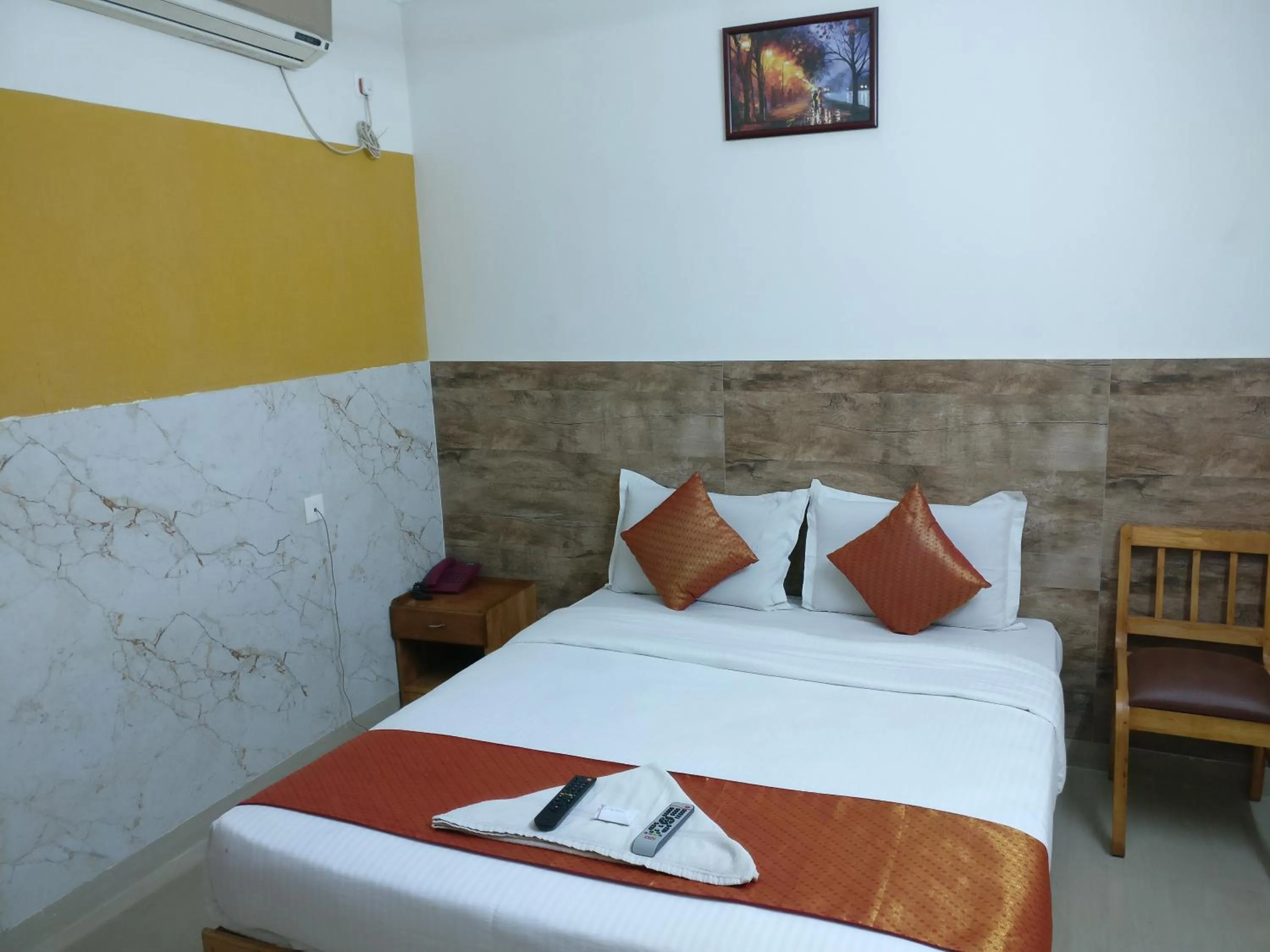 Bedroom, Bed in A V Residency