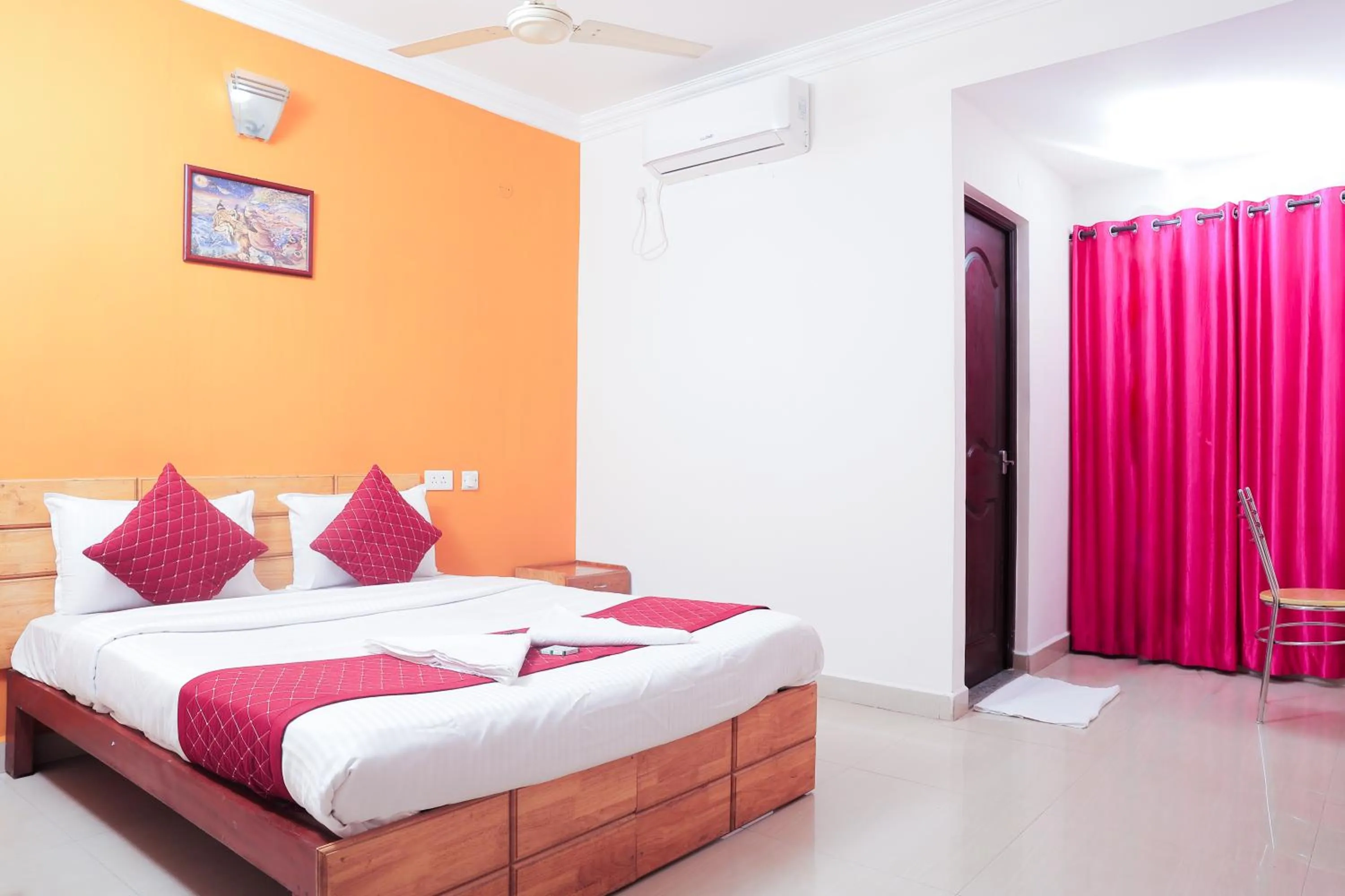 Bedroom, Bed in A V Residency