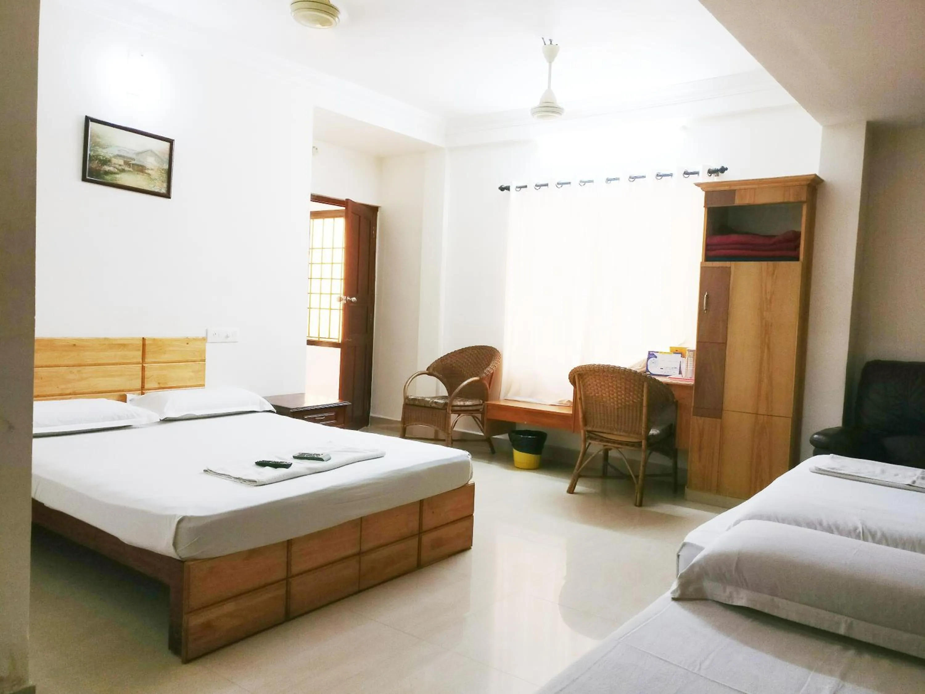 Bed in A V Residency