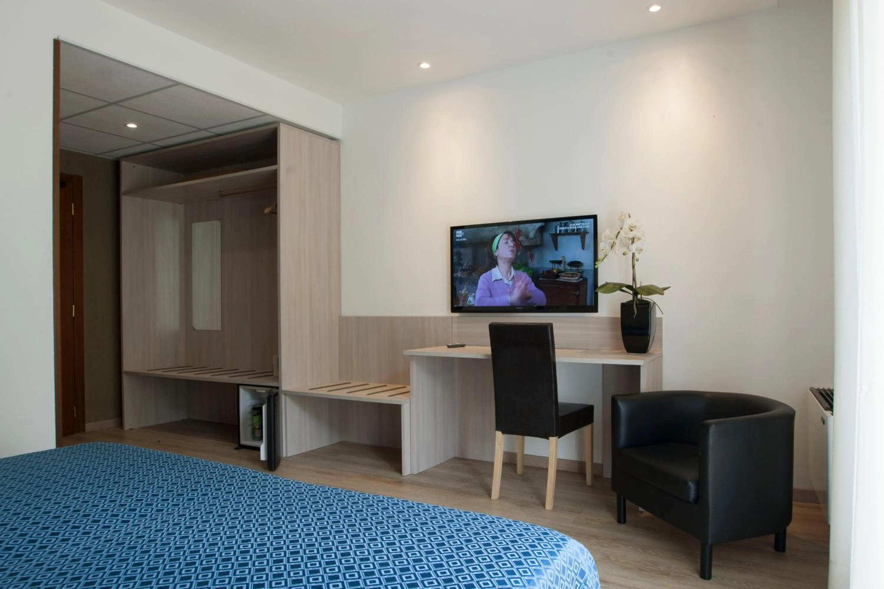 Bed in Hotel Garibaldi