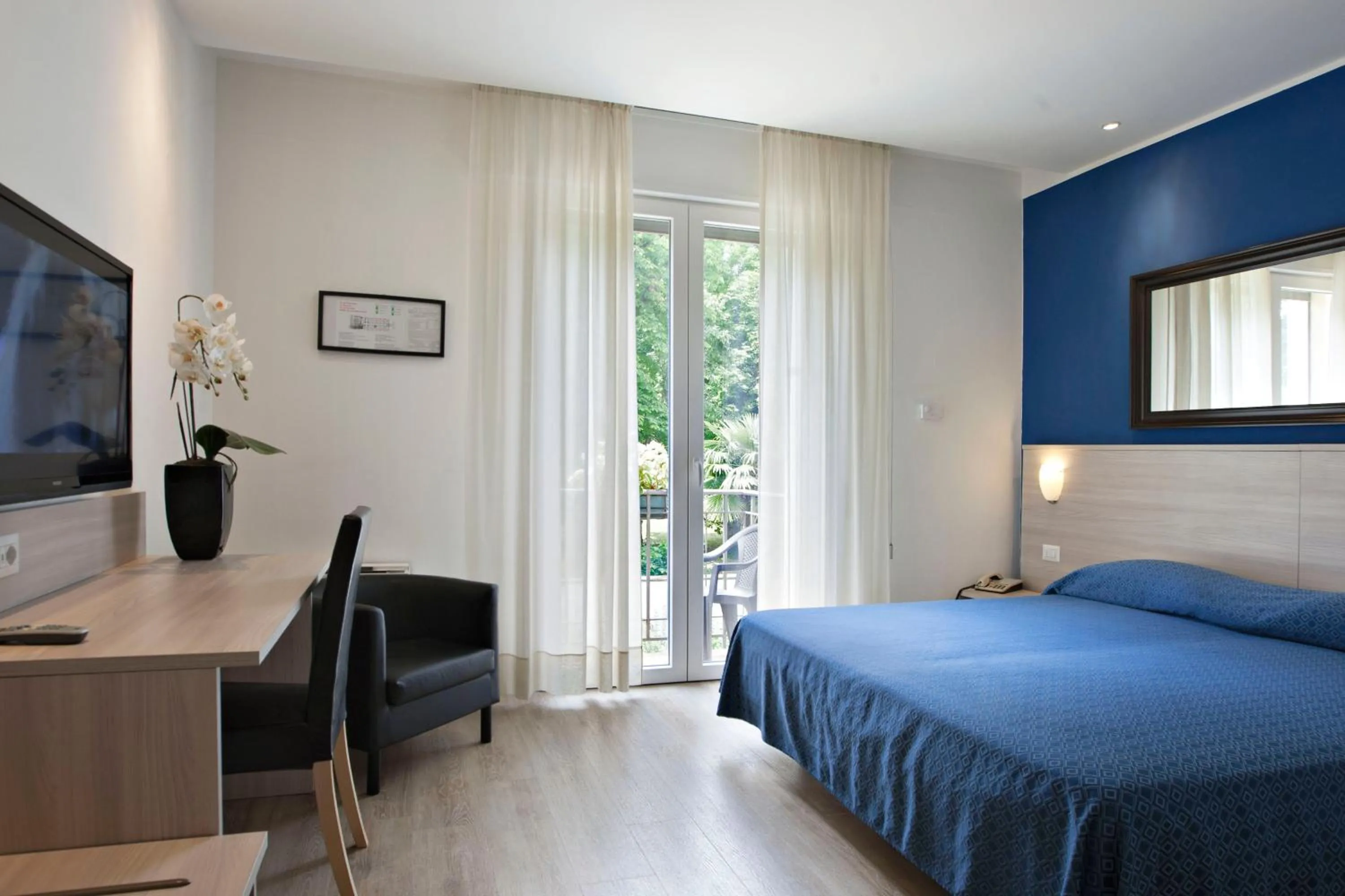 Bed in Hotel Garibaldi