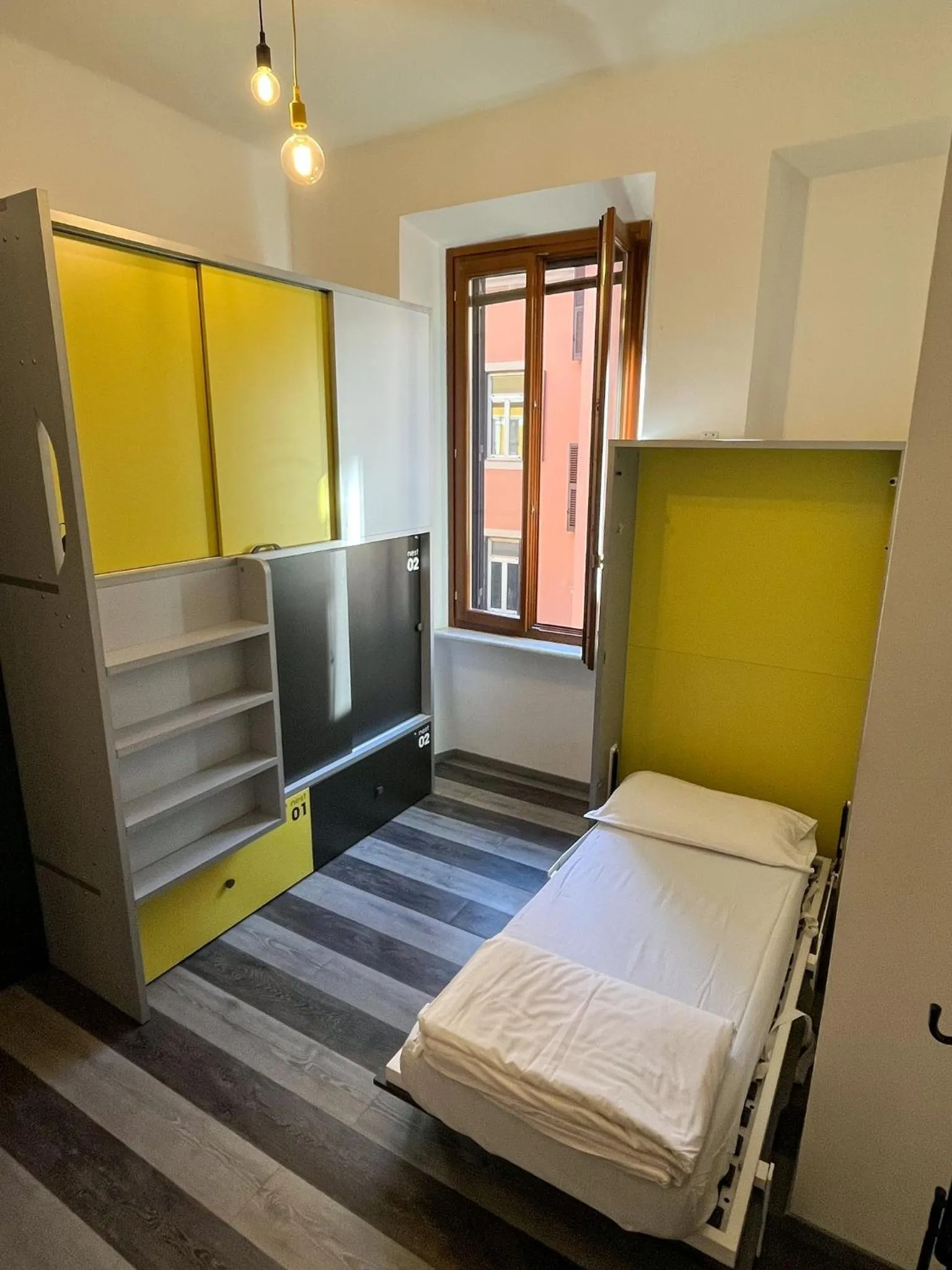 Bedroom, Bed in Free Hostels Roma