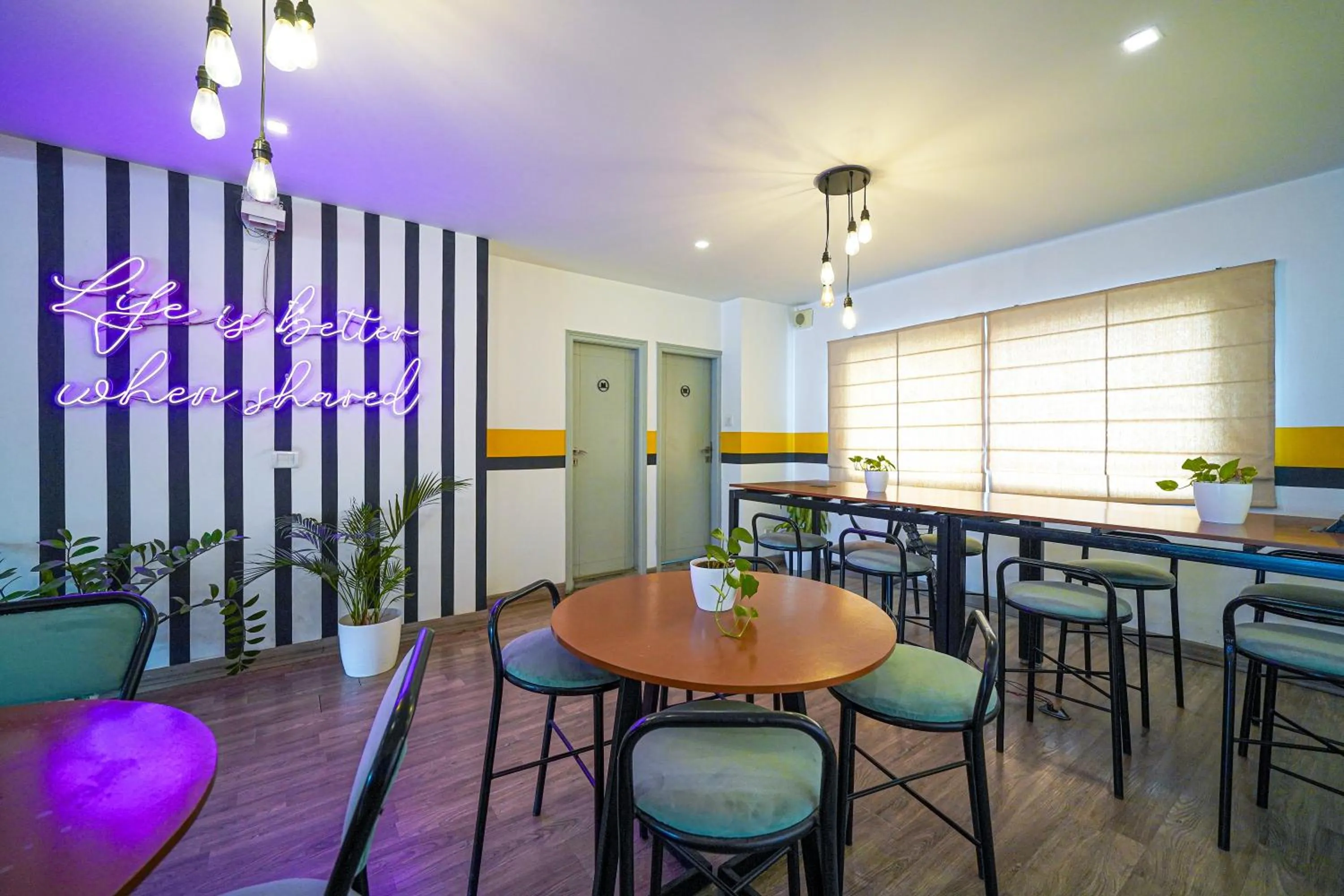 Seating area in Olive Zip Koramangala 100Ft Road by Embassy Group