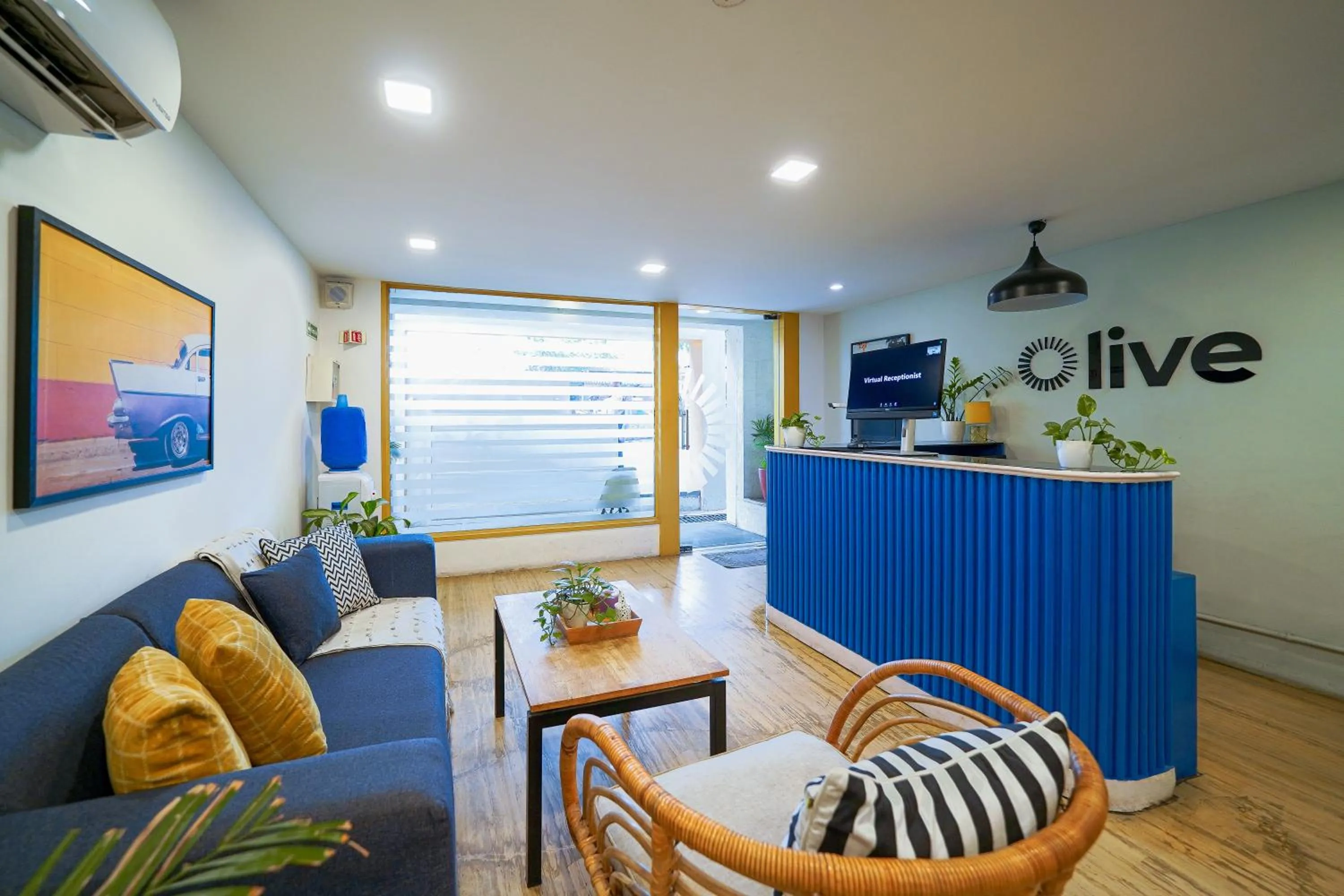 Lobby or reception in Olive Zip Koramangala 100Ft Road by Embassy Group