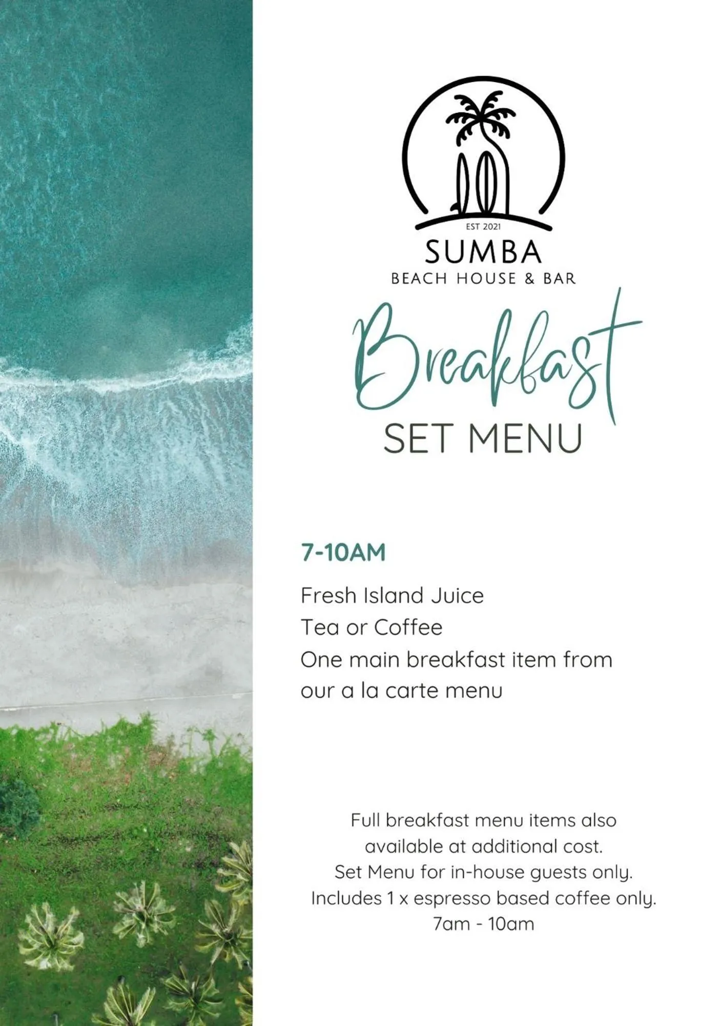 Restaurant/places to eat in Sumba Beach House