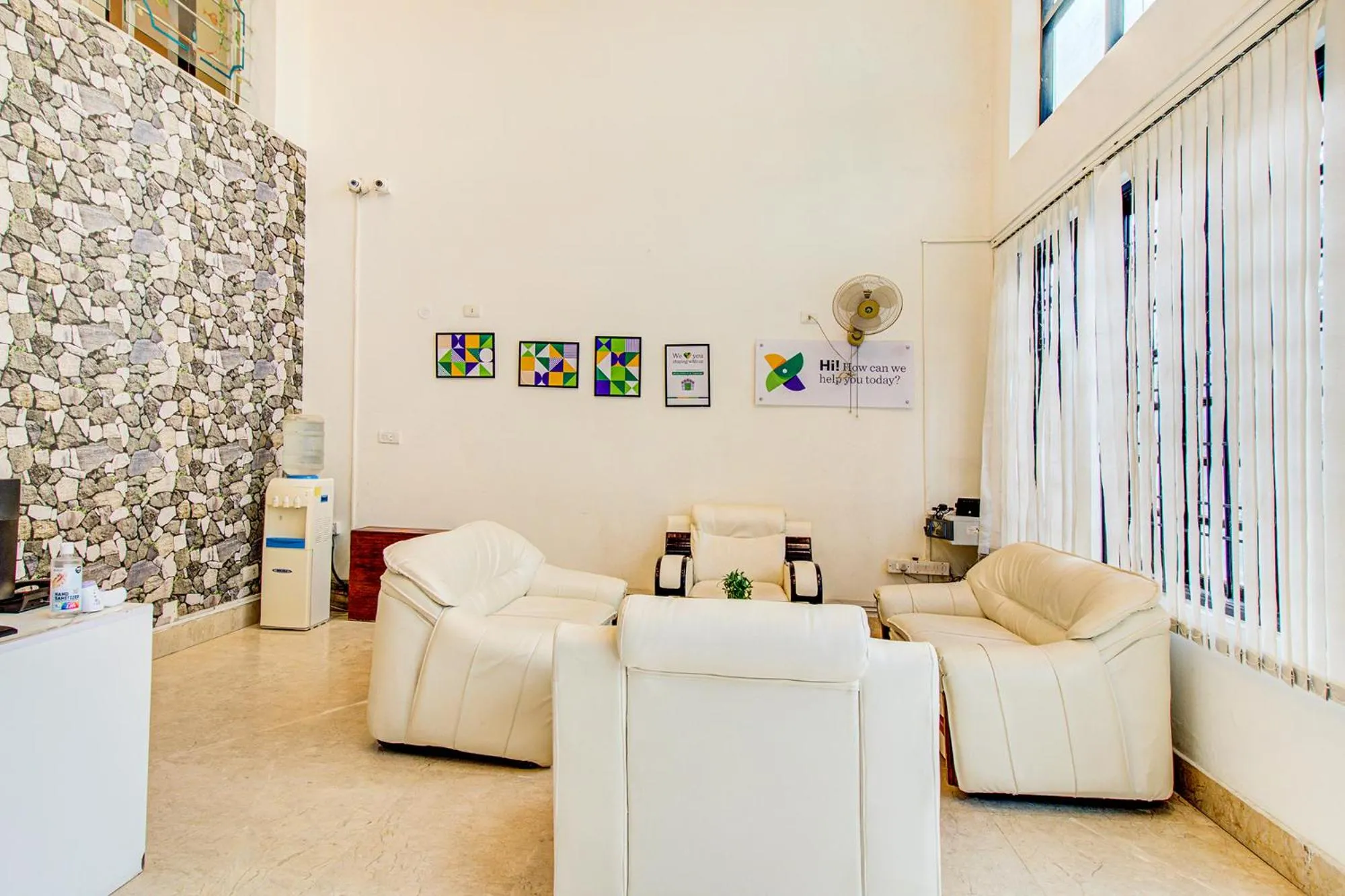 Seating area in FabHotel Emara Grand - HAL Old Airport Road