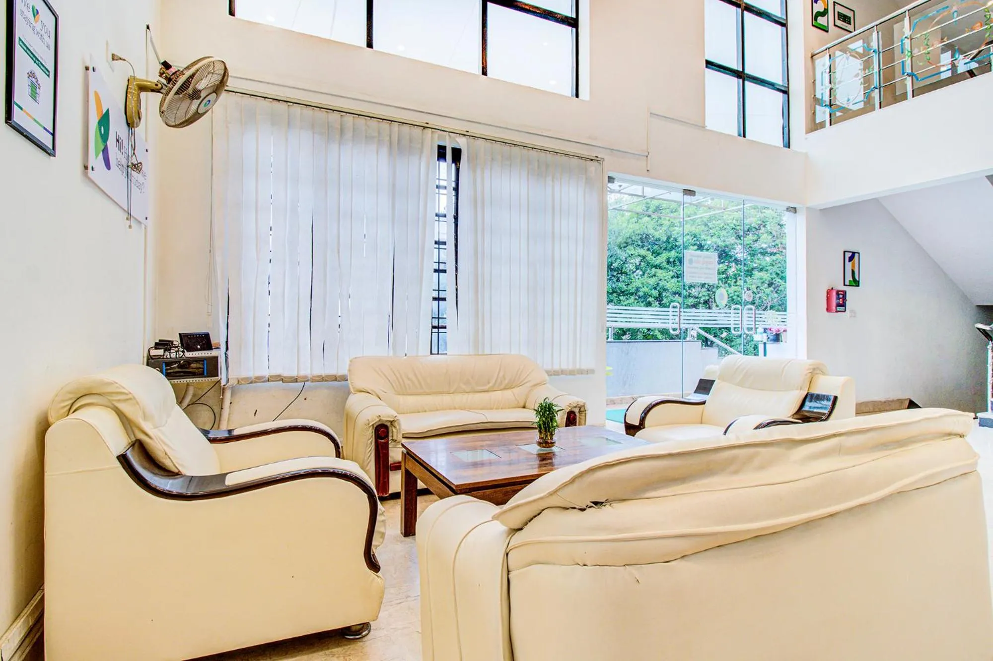 Seating area in FabHotel Emara Grand - HAL Old Airport Road