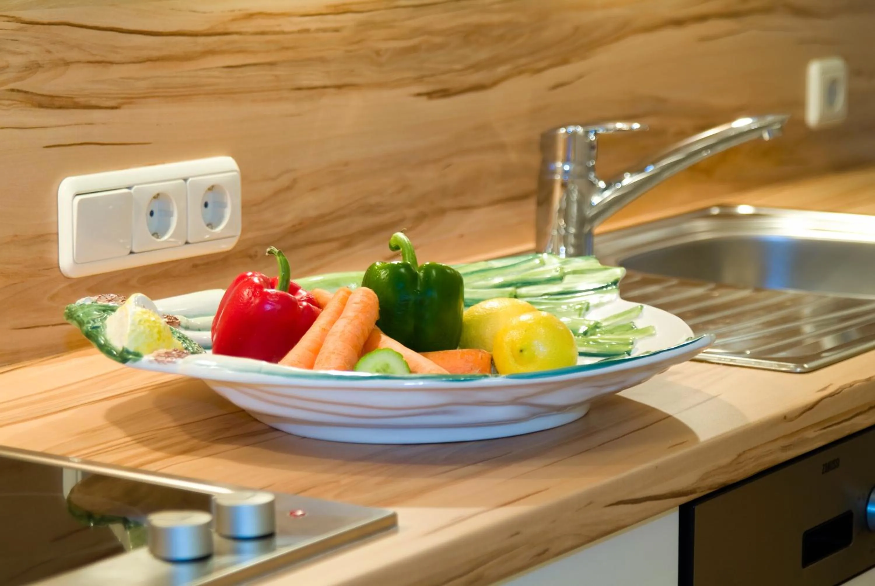Kitchen or kitchenette in Das Bäckergut am Haldensee