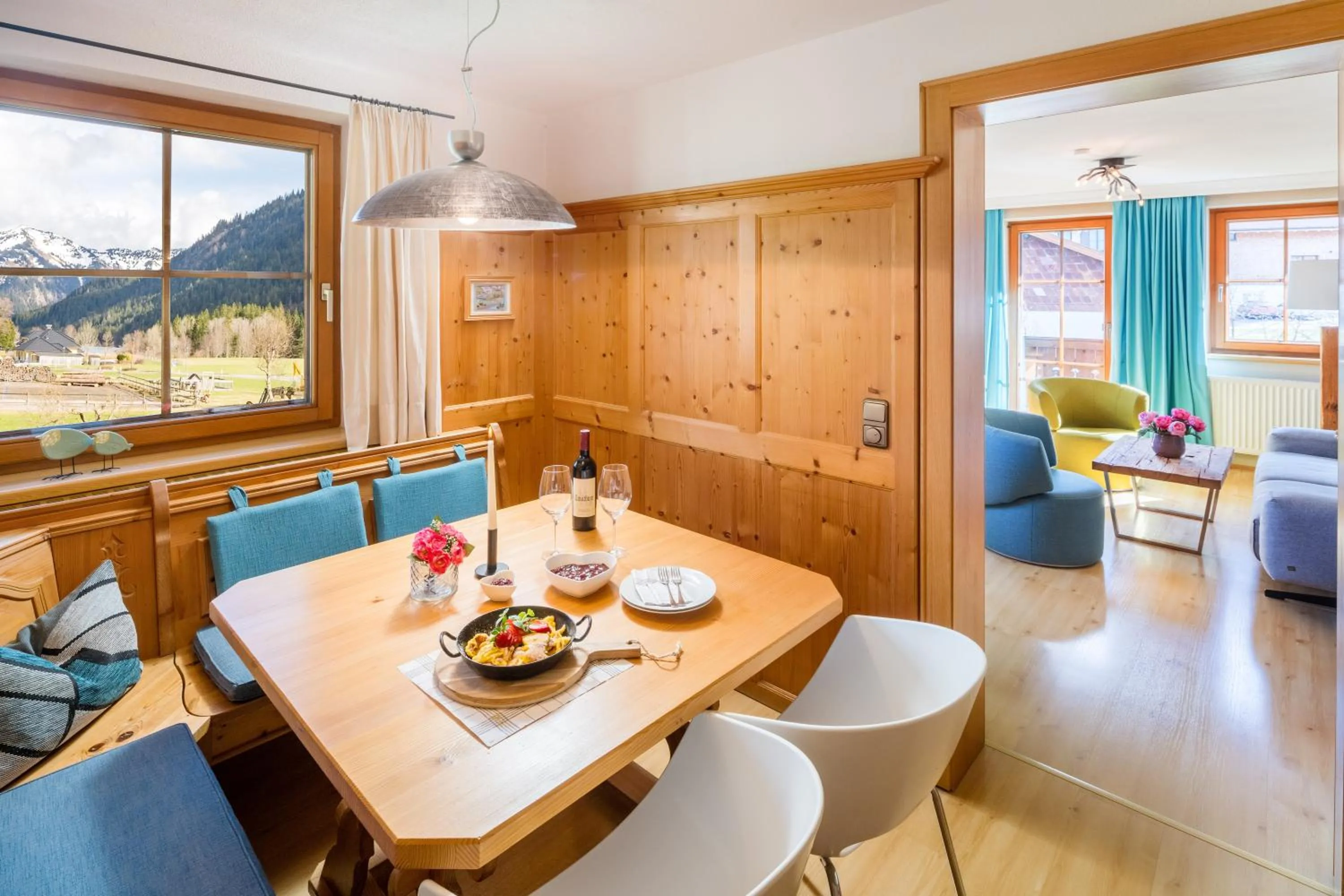 Living room in Das Bäckergut am Haldensee
