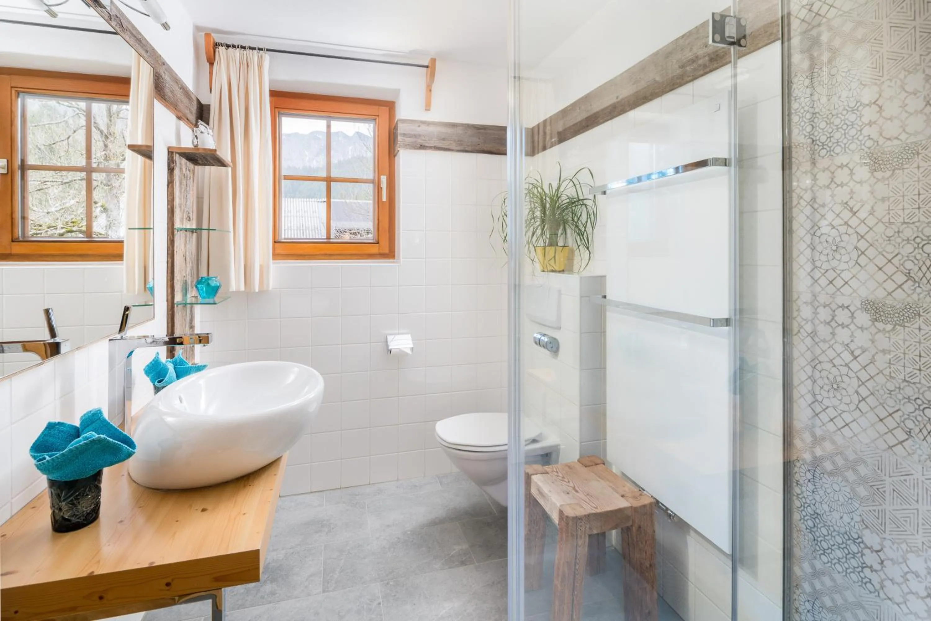 Shower in Das Bäckergut am Haldensee