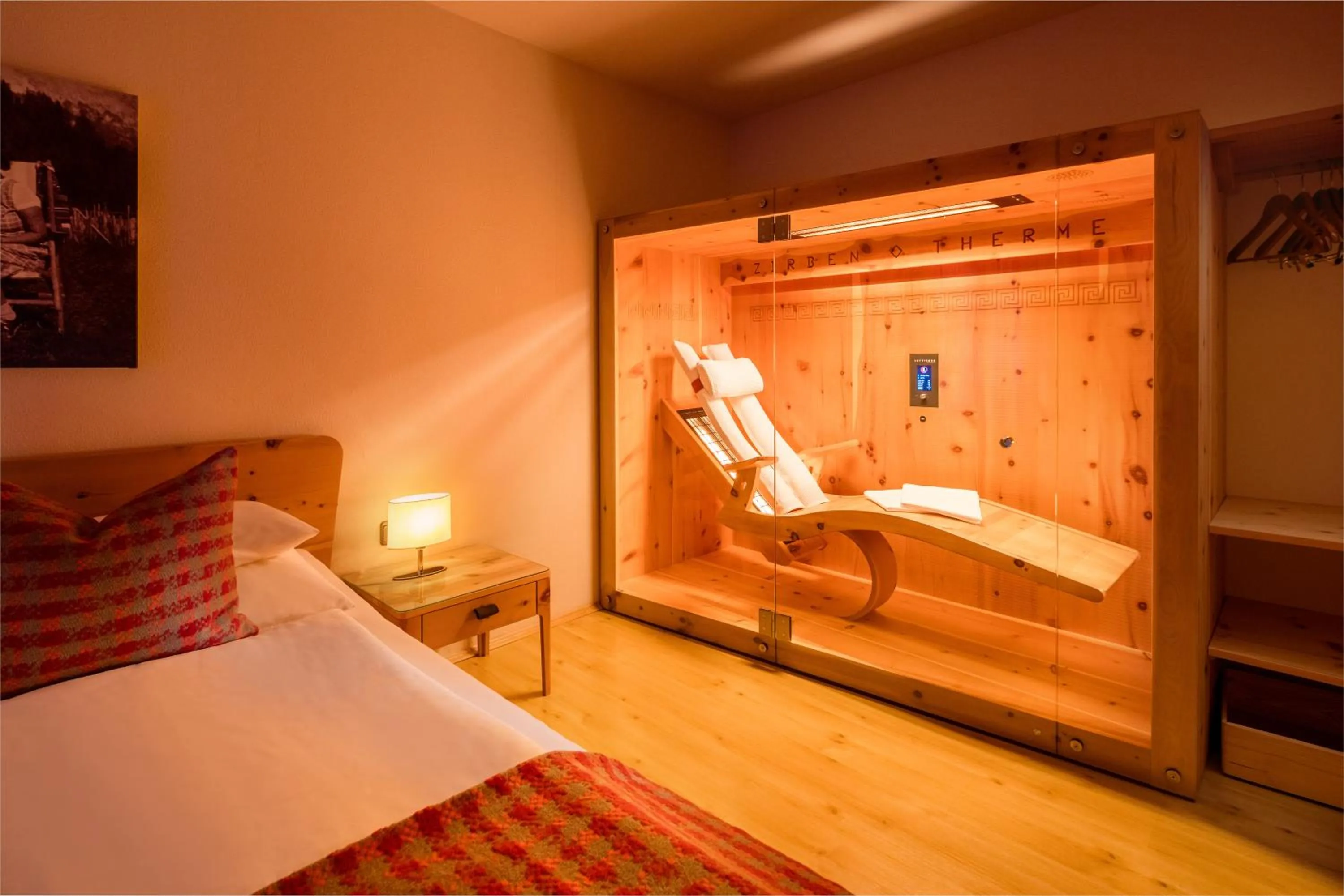 Bed in Das Bäckergut am Haldensee