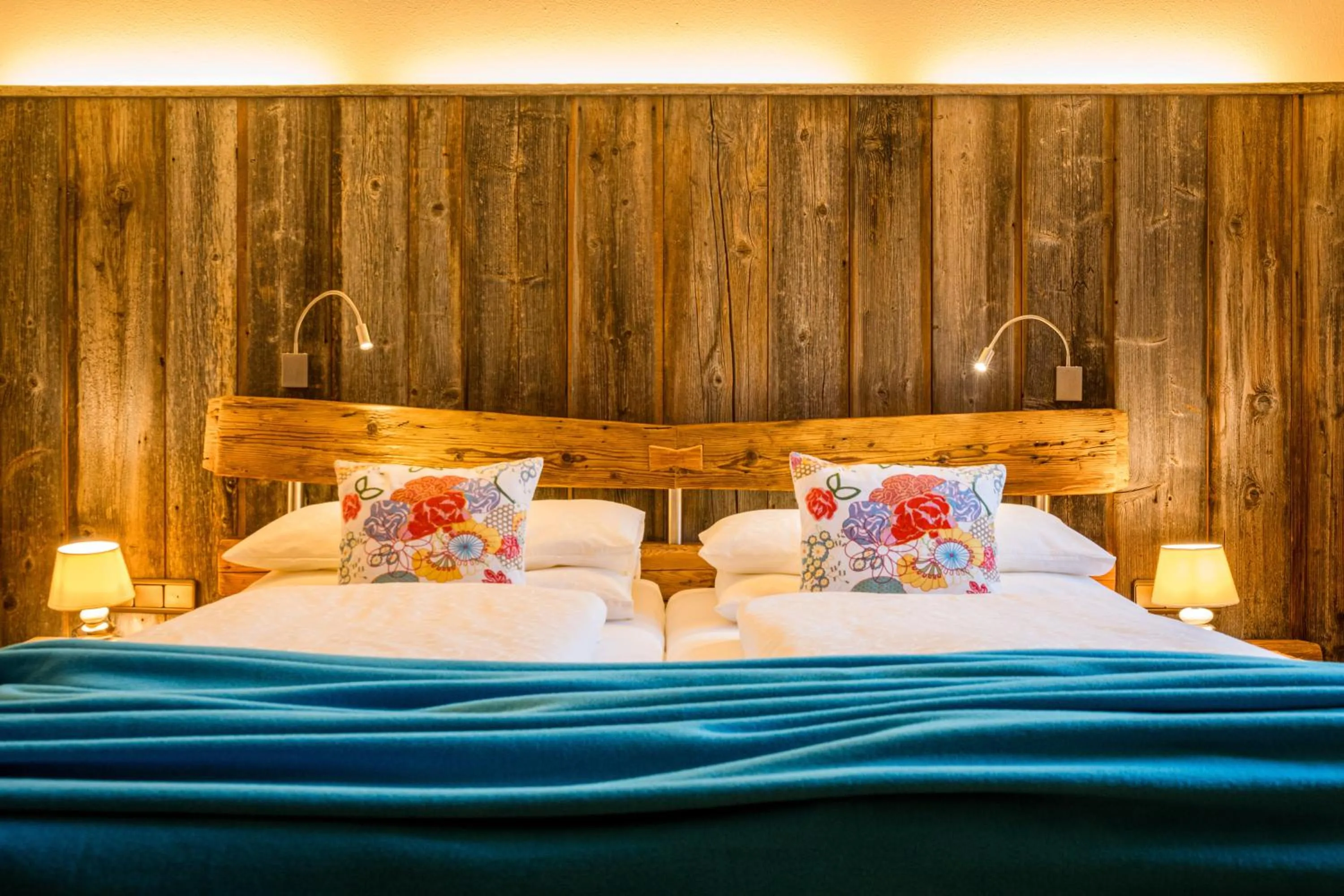 Bed in Das Bäckergut am Haldensee
