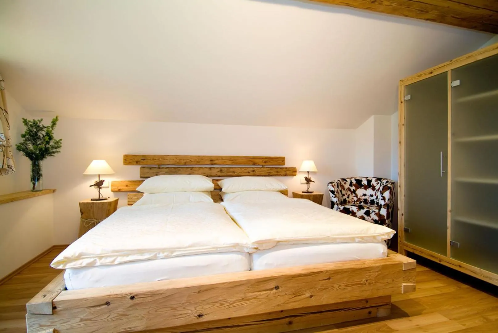 Bed in Das Bäckergut am Haldensee