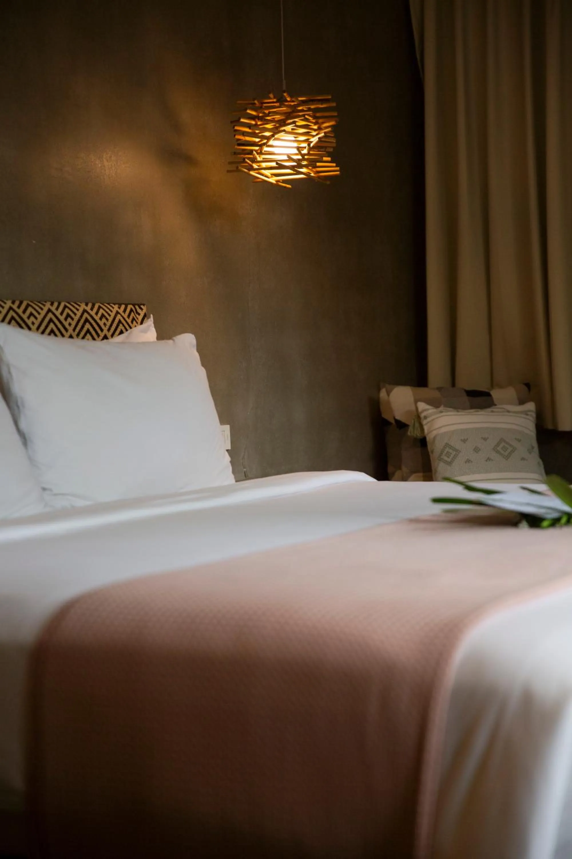 Bed in Panorama Villas El Nido