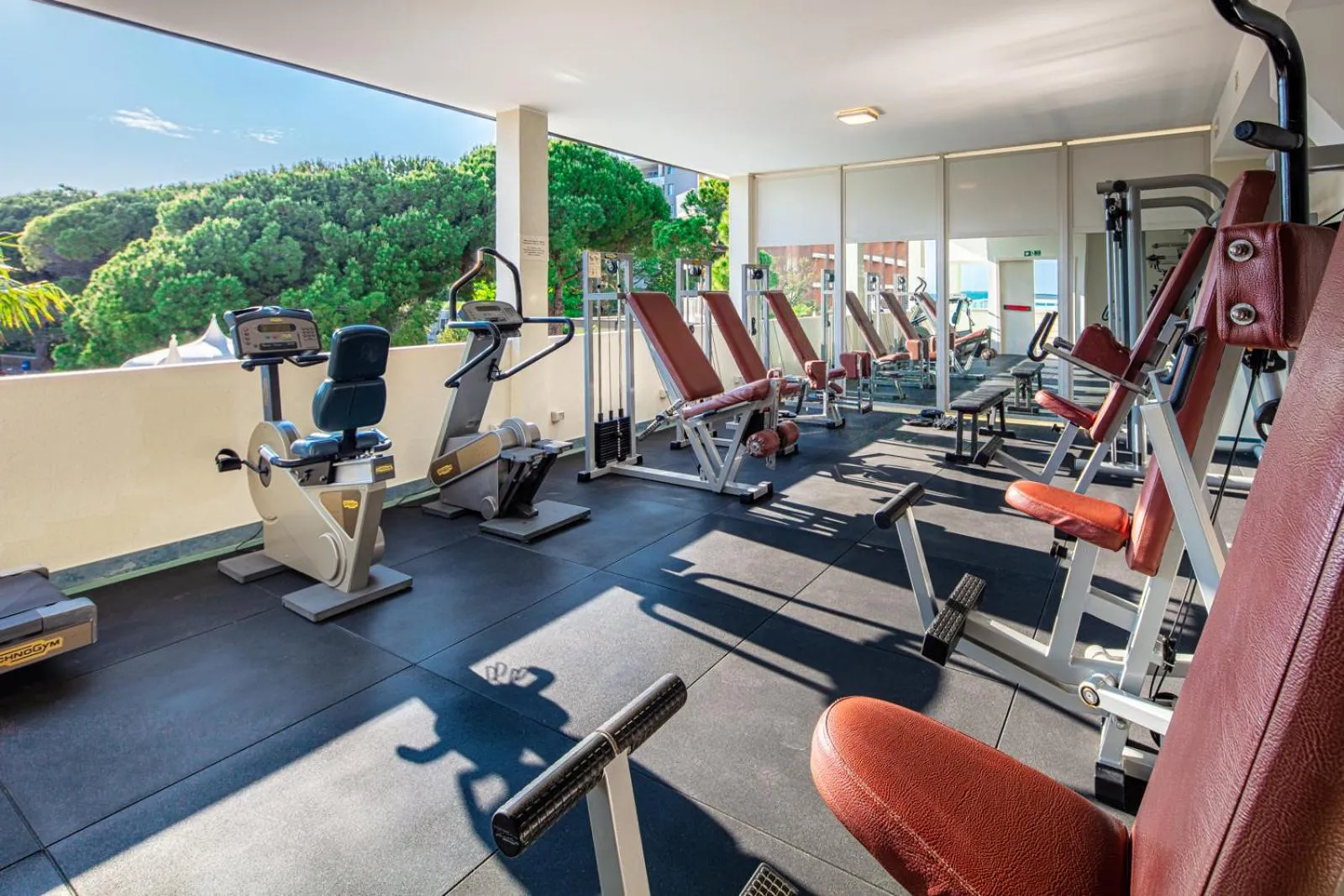 Fitness centre/facilities in Hotel Parigi