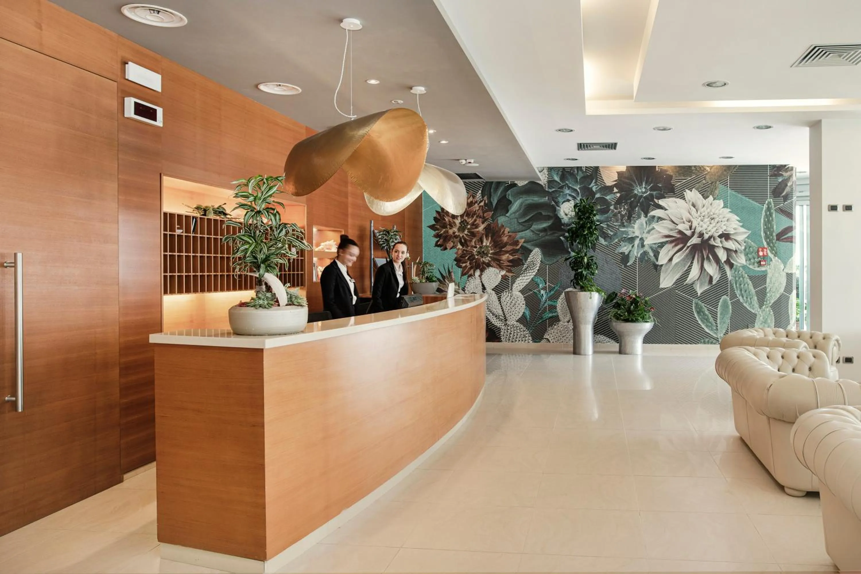 Lobby or reception in Hotel Parigi