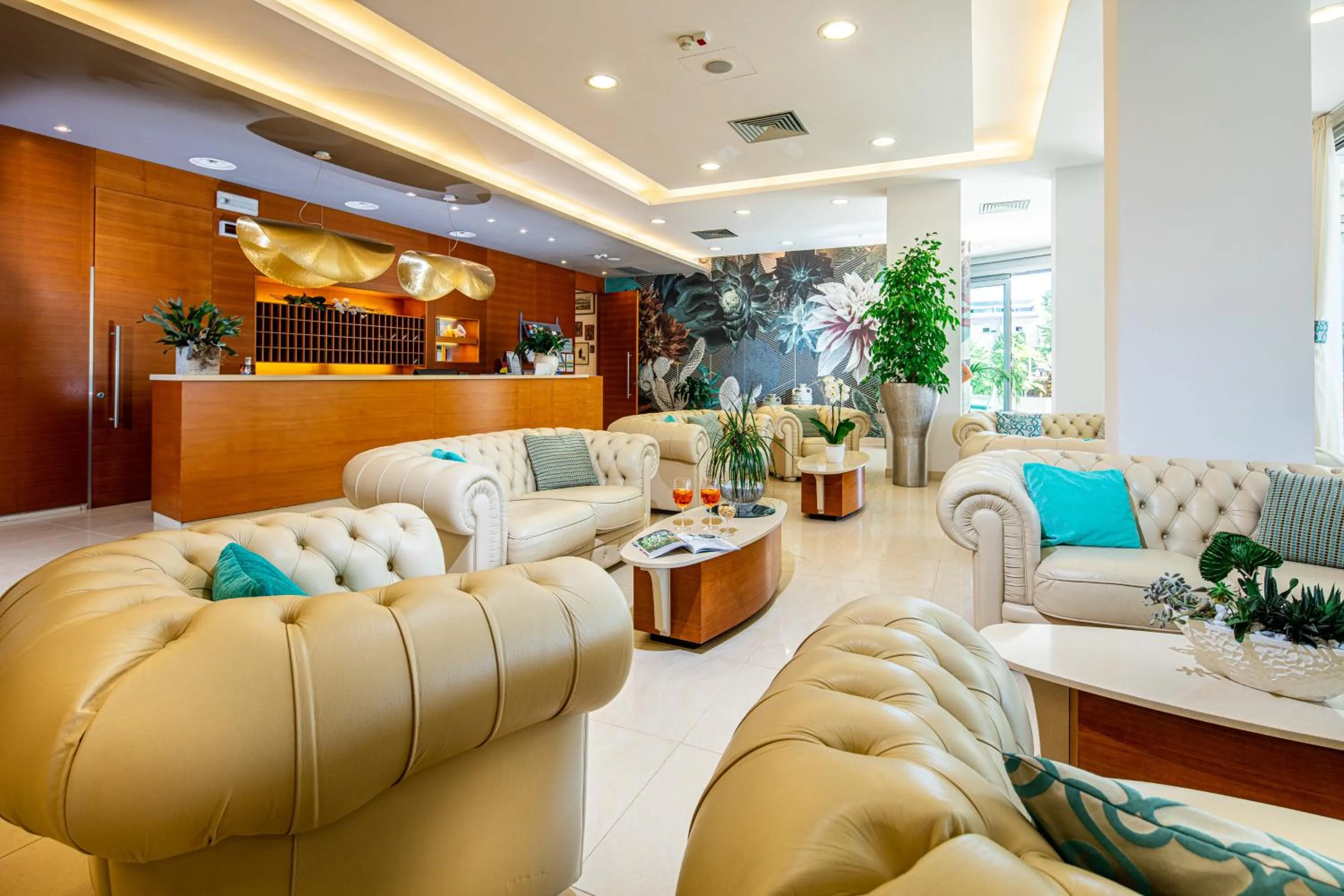 Lobby or reception in Hotel Parigi