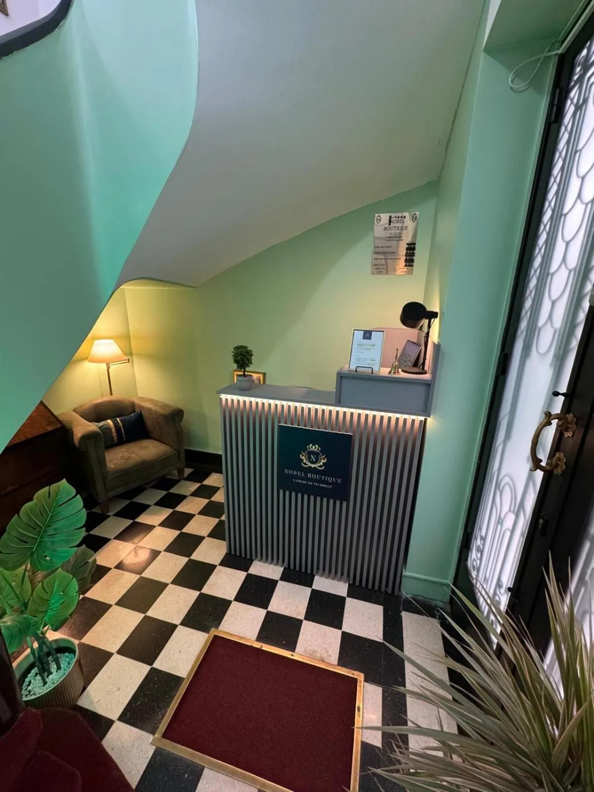Lobby or reception in Nobel Boutique