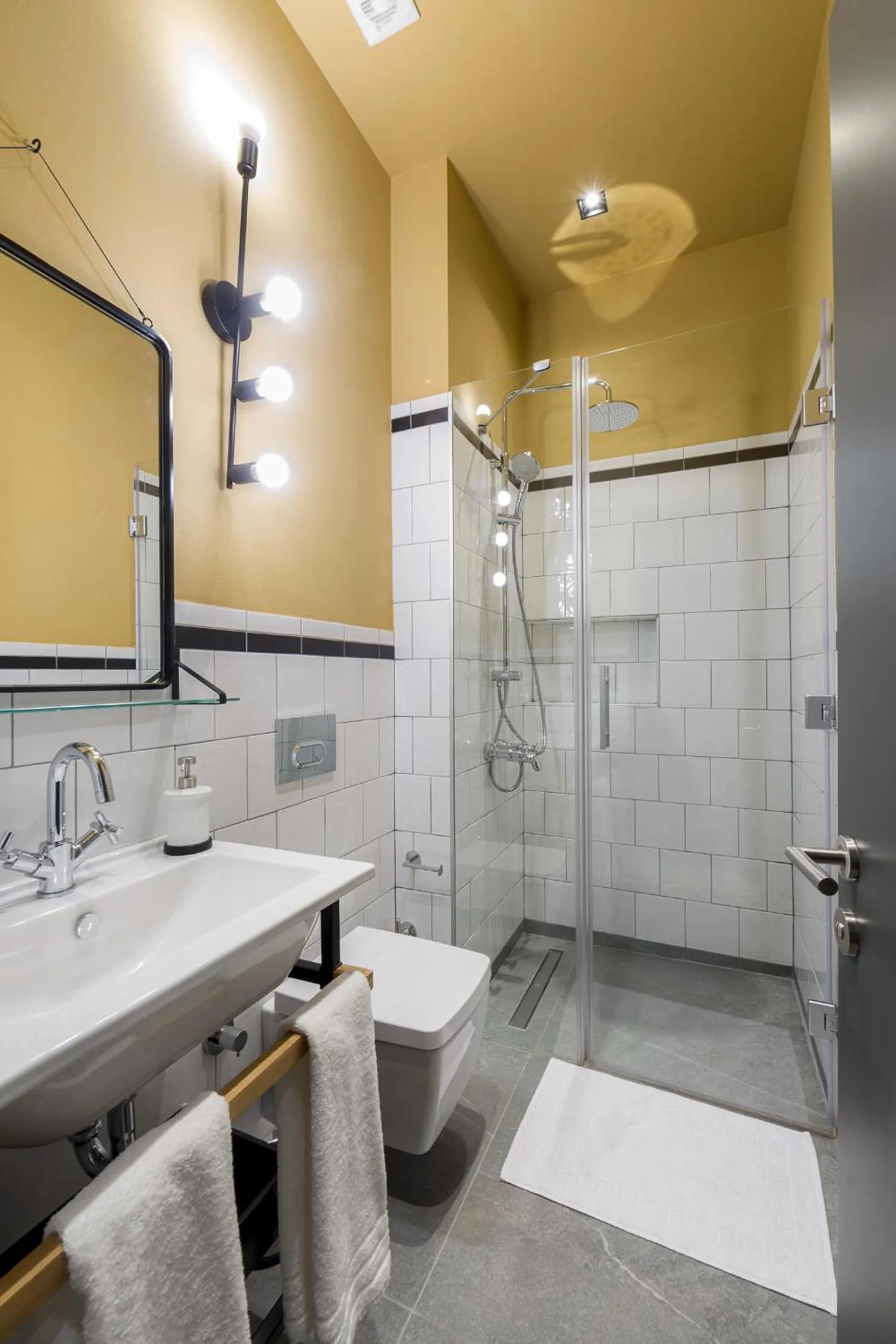 Shower in Art Pera Suites