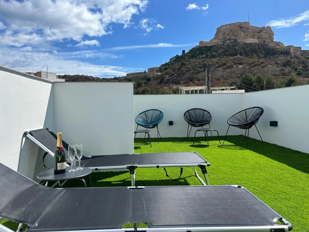 Balcony/Terrace in Apart-hotel Happy Life