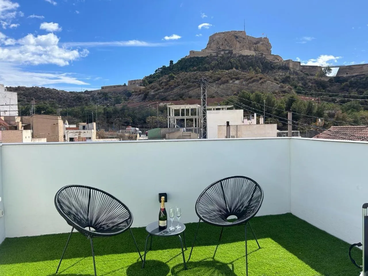 Balcony/Terrace in Apart-hotel Happy Life