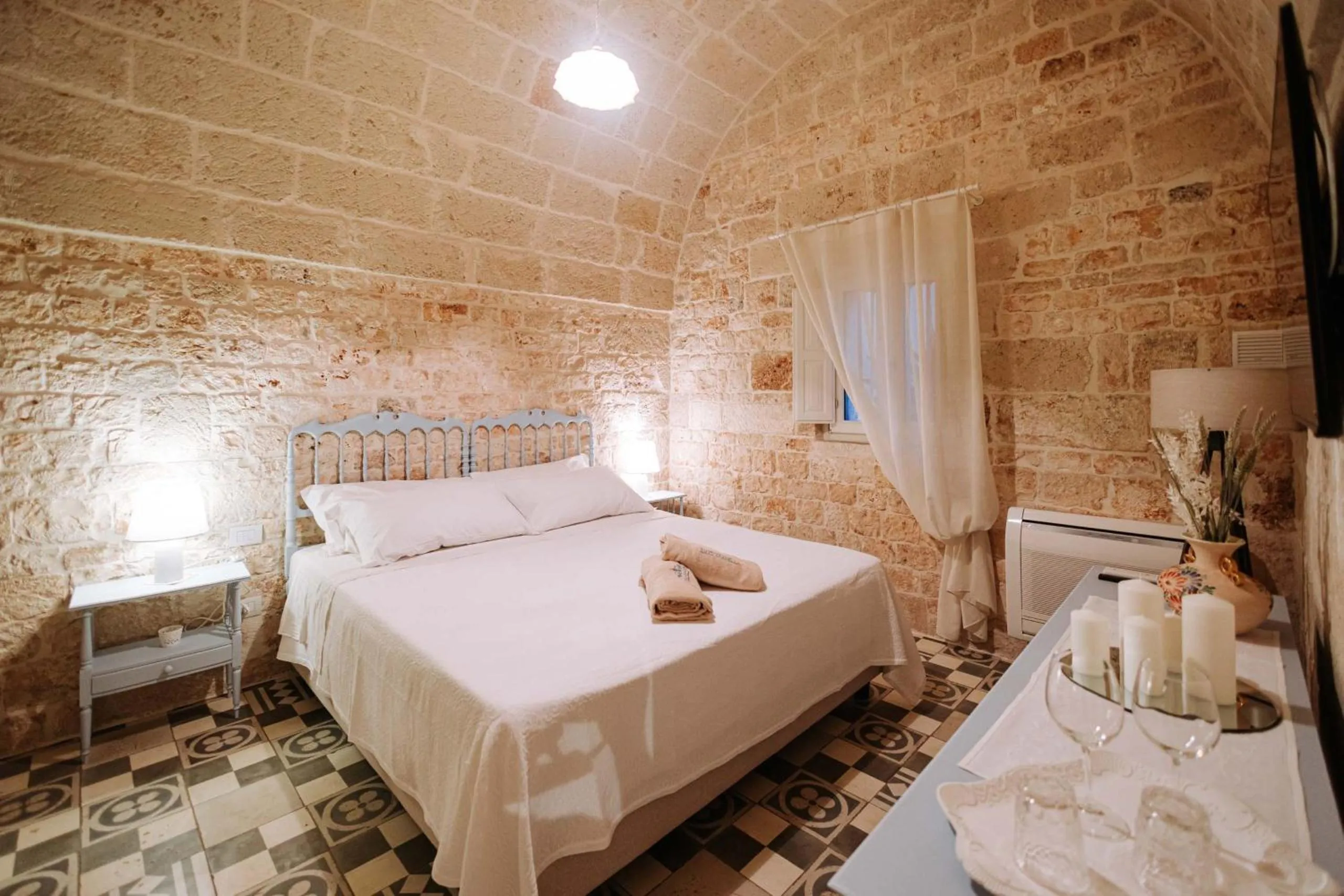 Bed in Villa Sardella