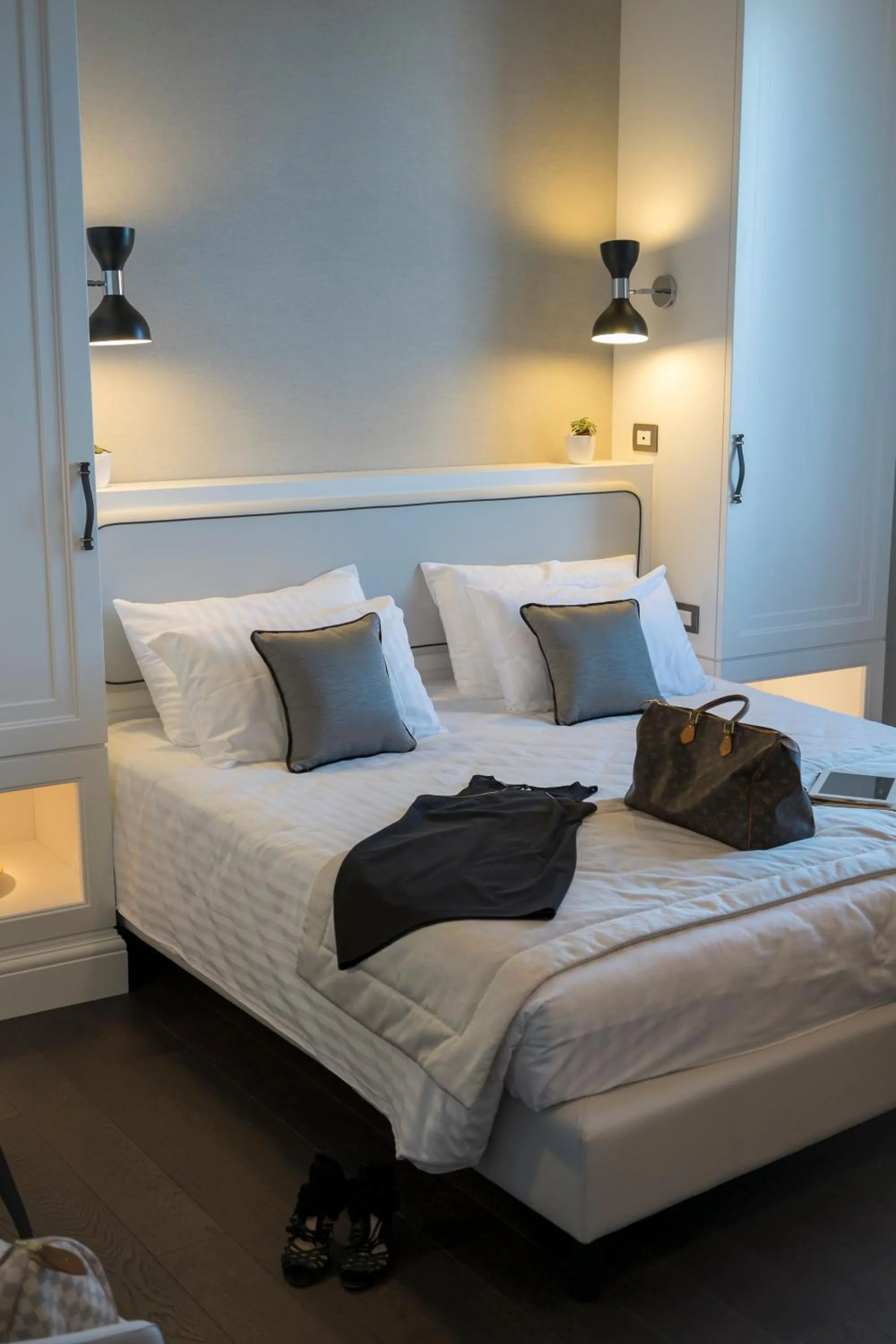 Bedroom, Bed in Hotel Grande Italia