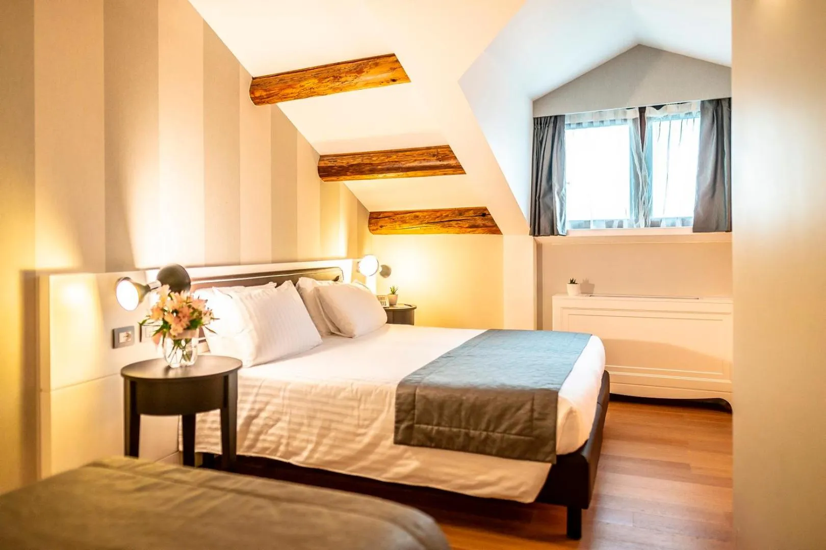 Bed in Hotel Grande Italia