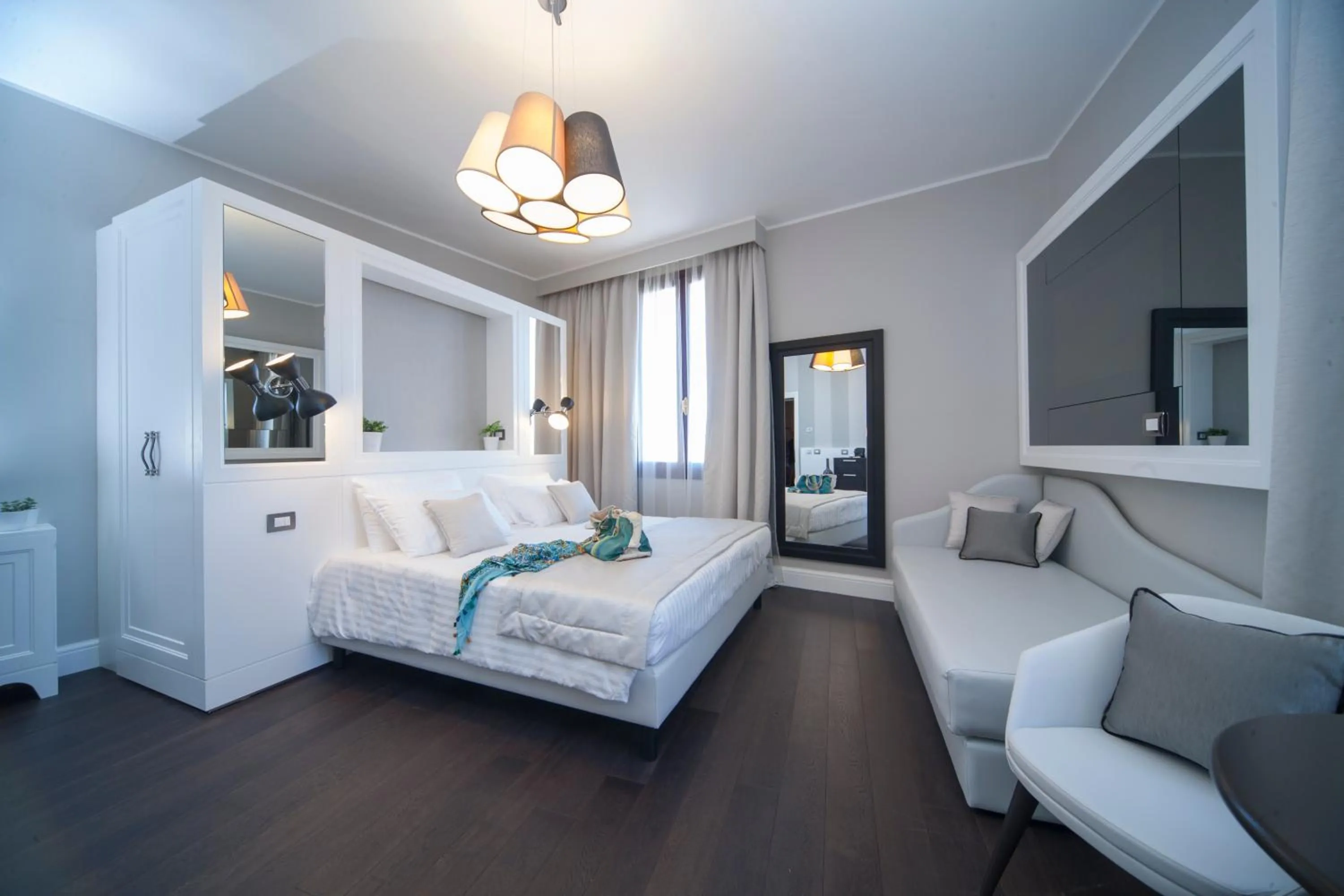 Bed in Hotel Grande Italia