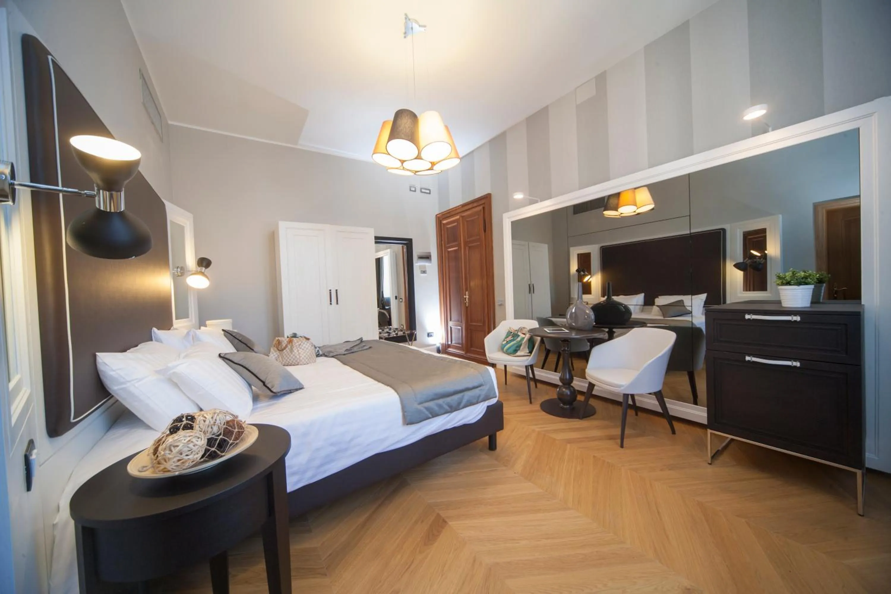 Bed in Hotel Grande Italia