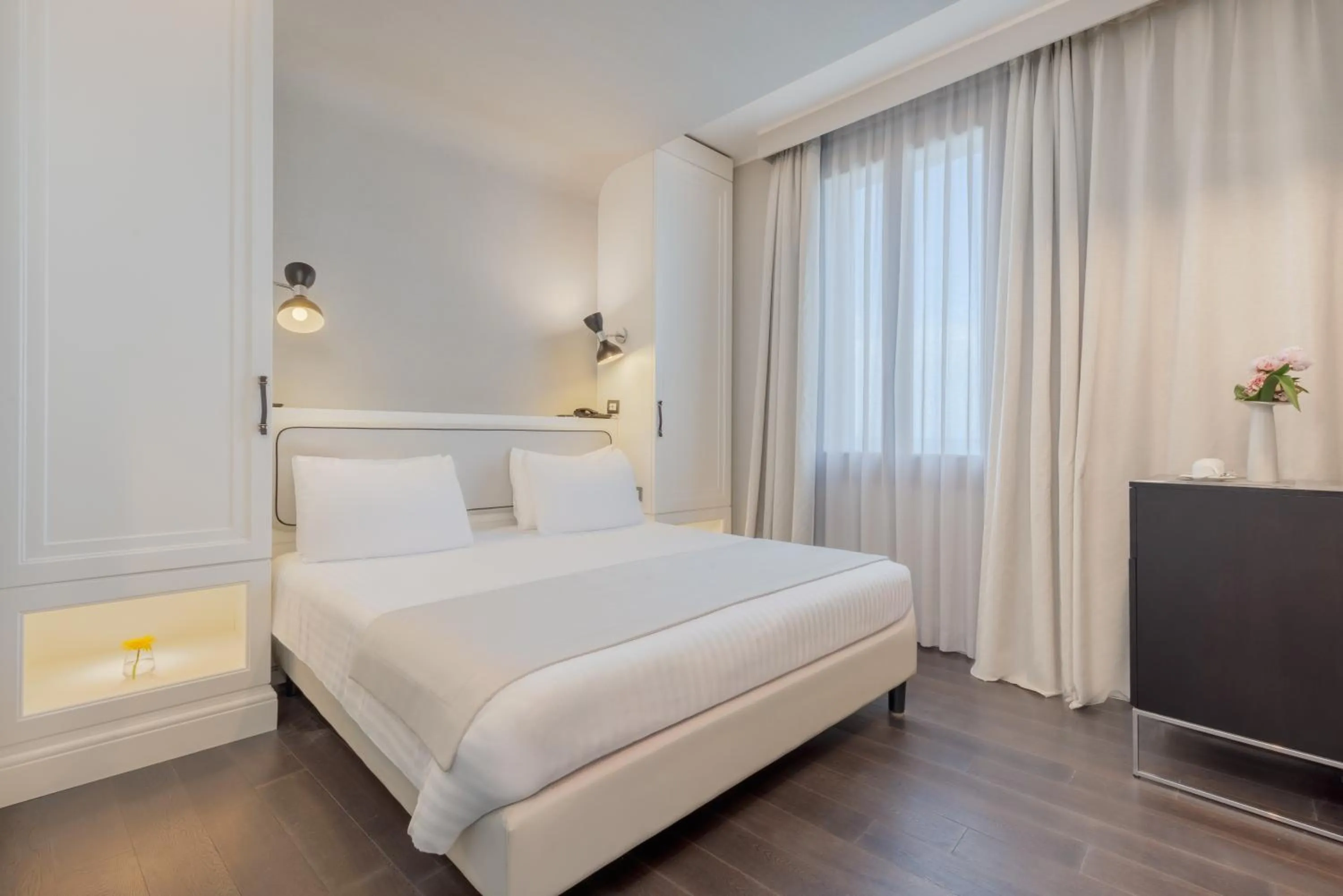 Bedroom, Bed in Hotel Grande Italia