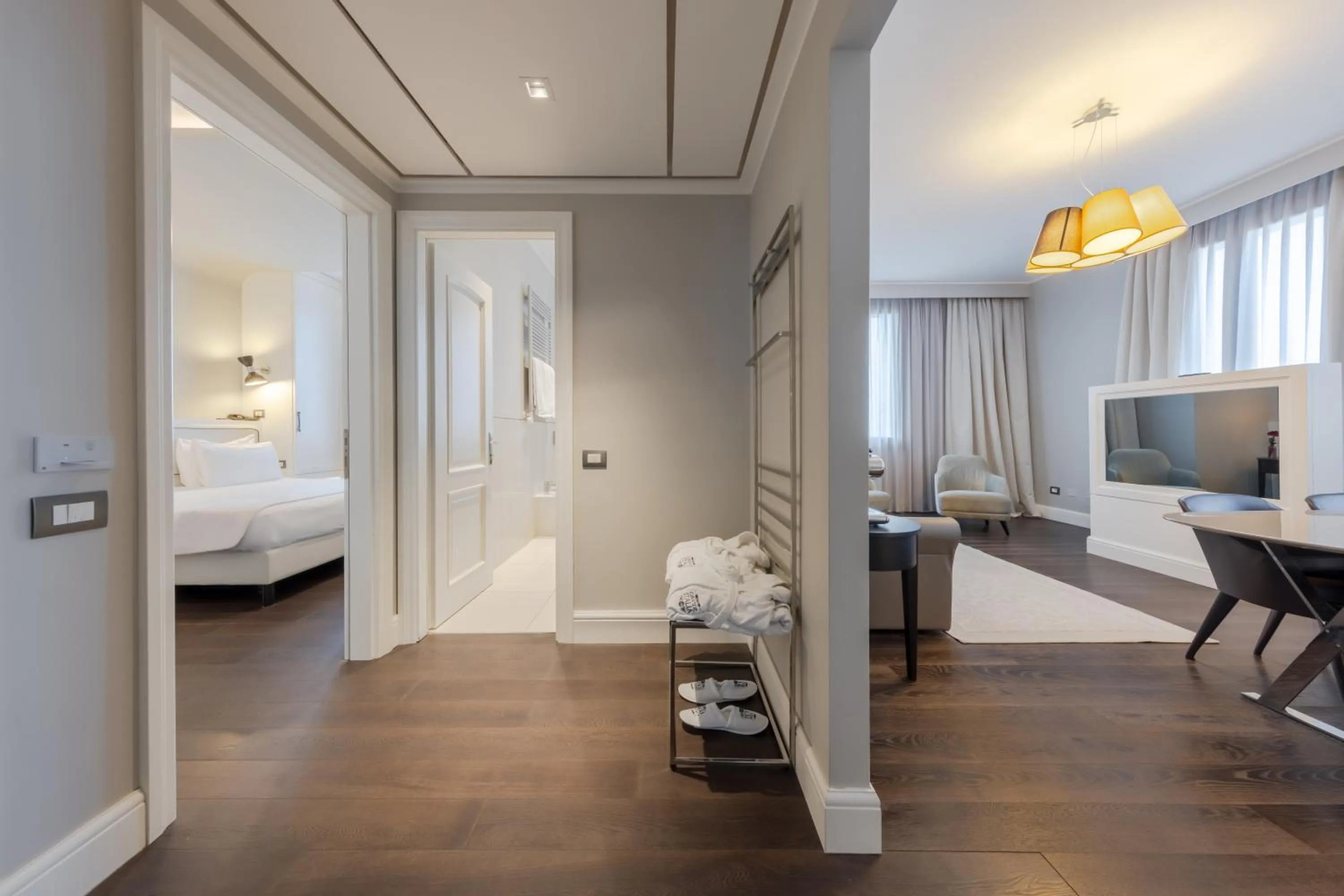 furniture, Bed in Hotel Grande Italia