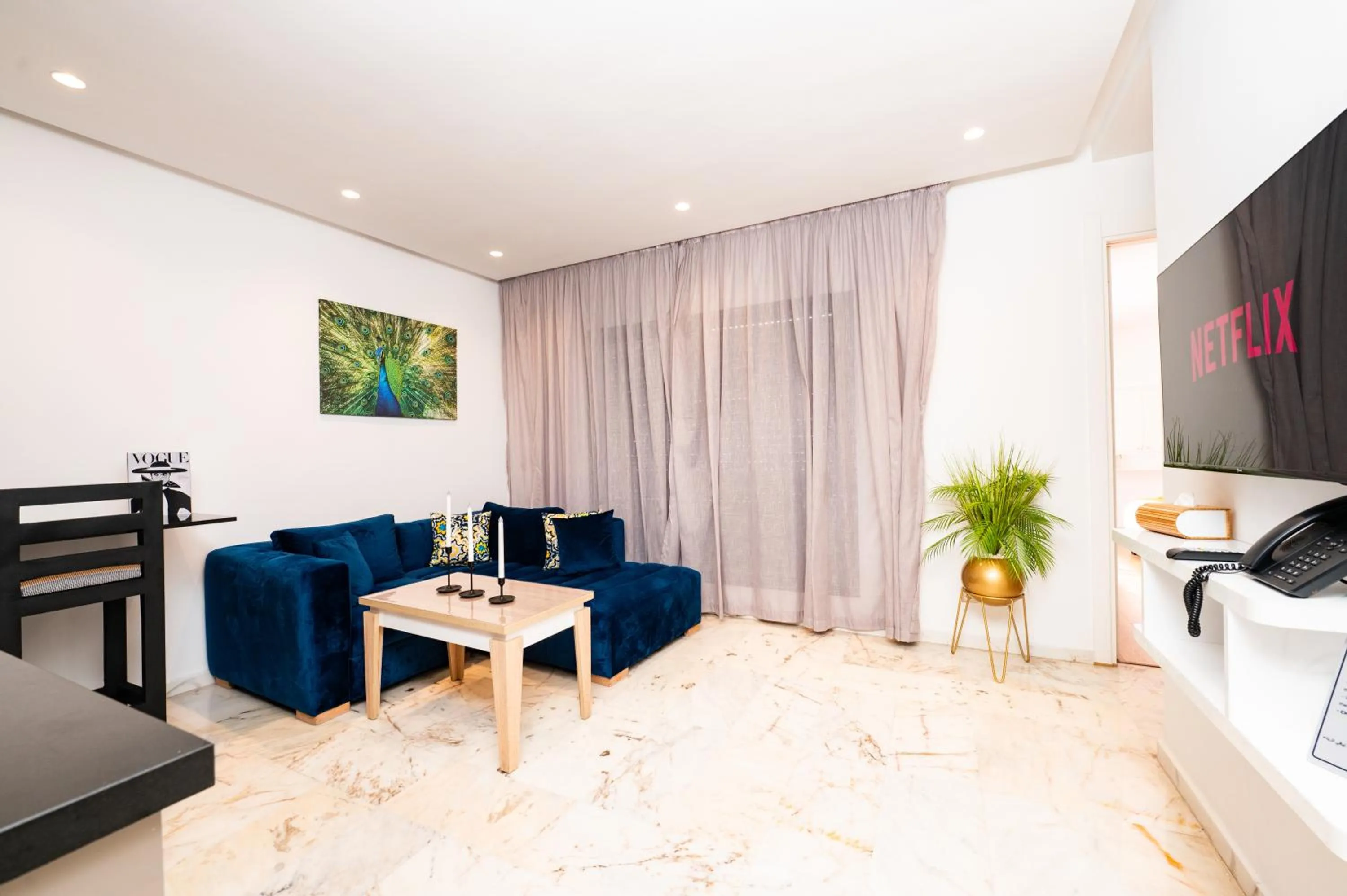 Living room in Family Aparthotel