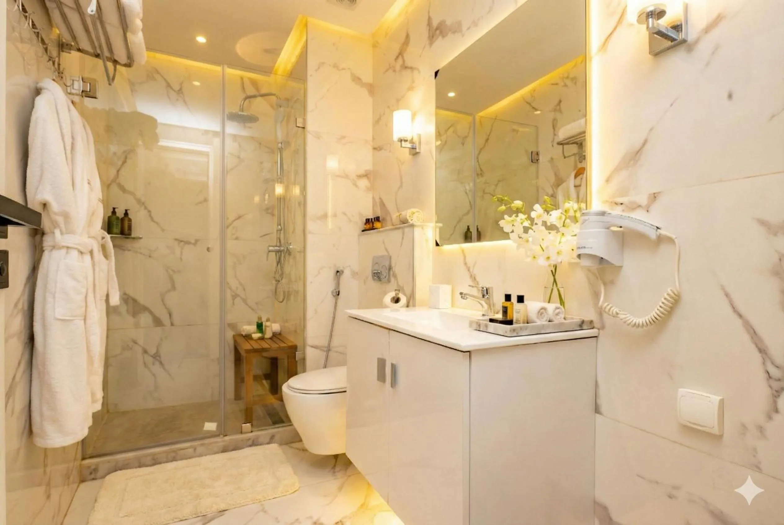 Bathroom in Family Aparthotel