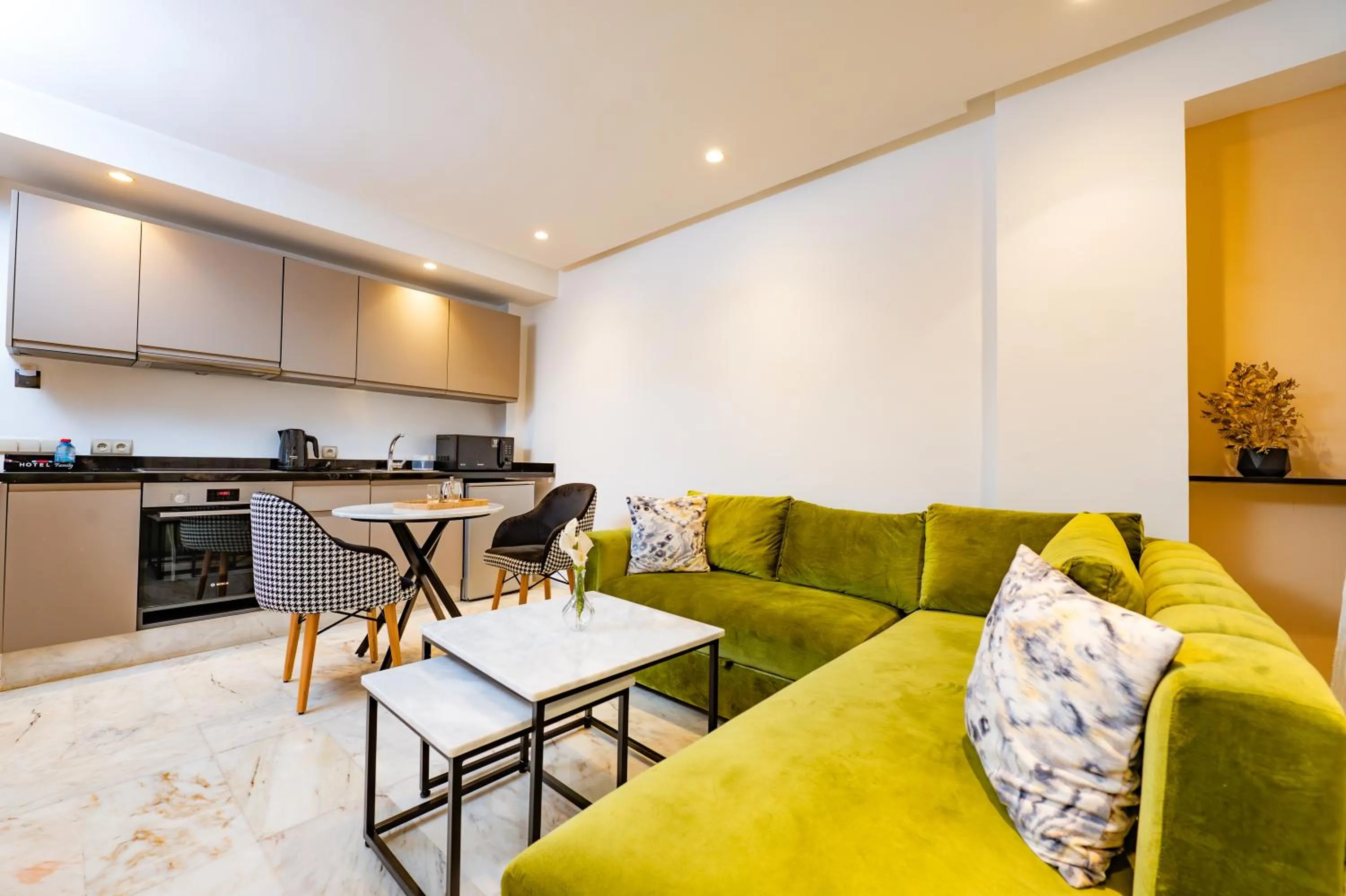 Living room in Family Aparthotel