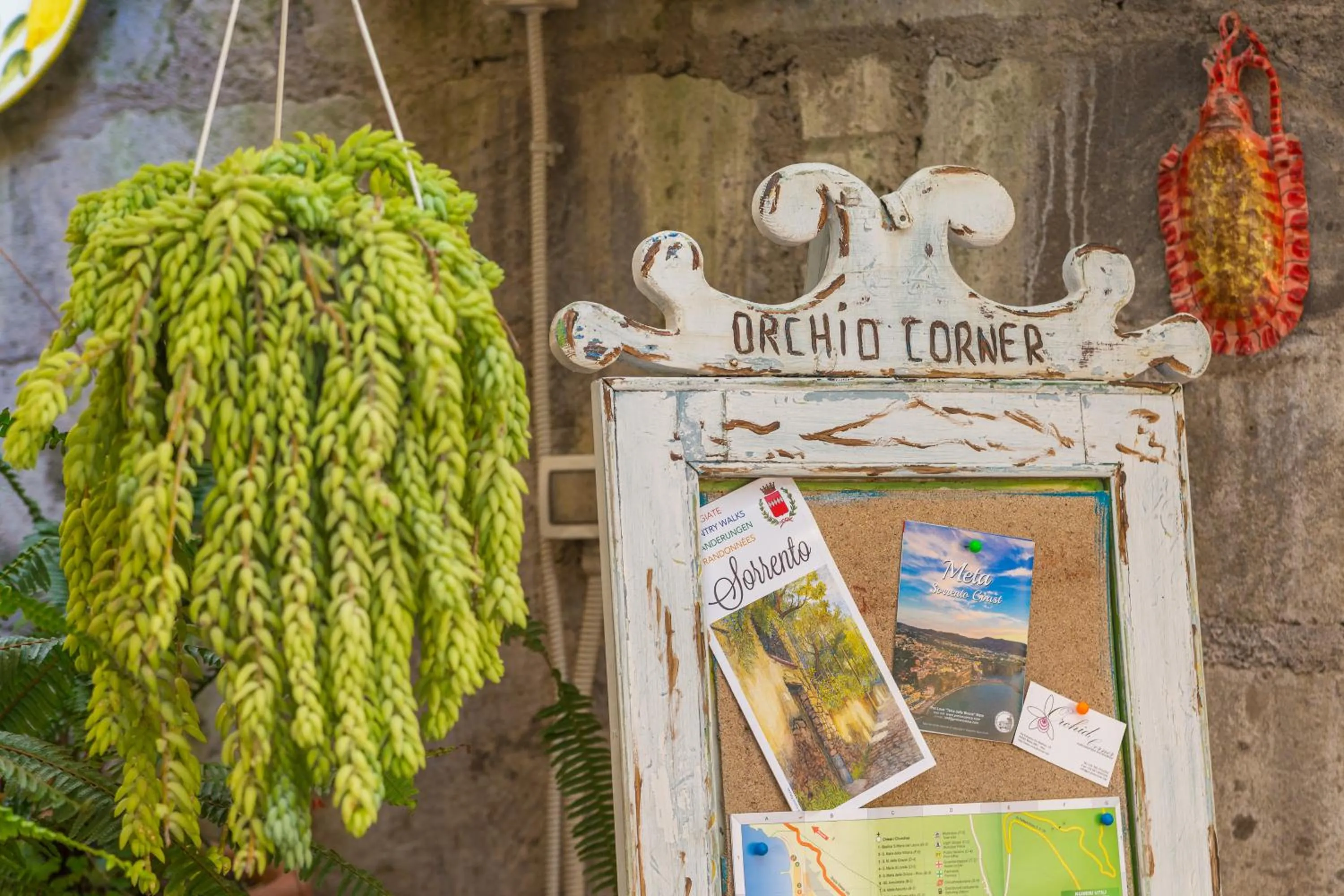 Decorative detail in Orchid Corner Guesthouse