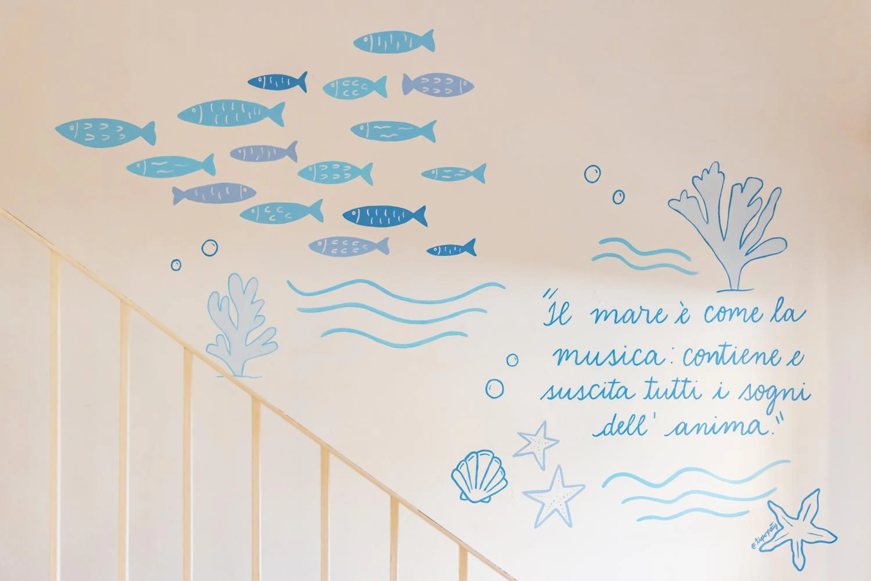 Decorative detail in Orchid Corner Guesthouse