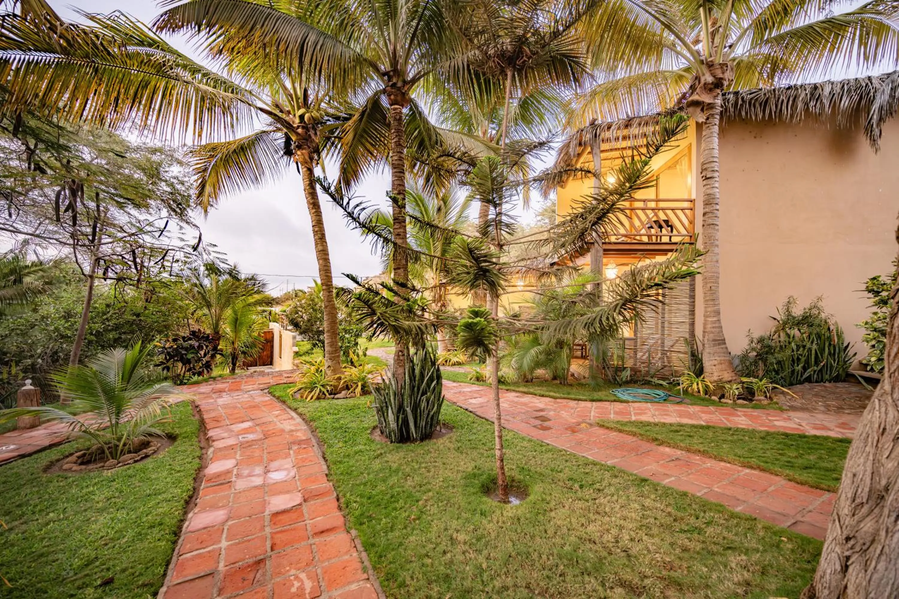Garden in Hospedaje La Quebrada