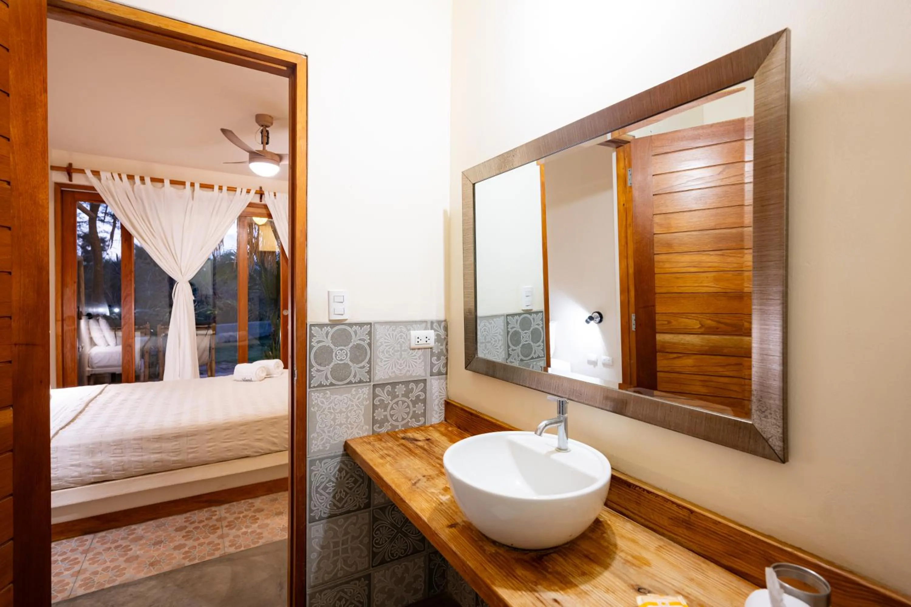 Bed in Hospedaje La Quebrada