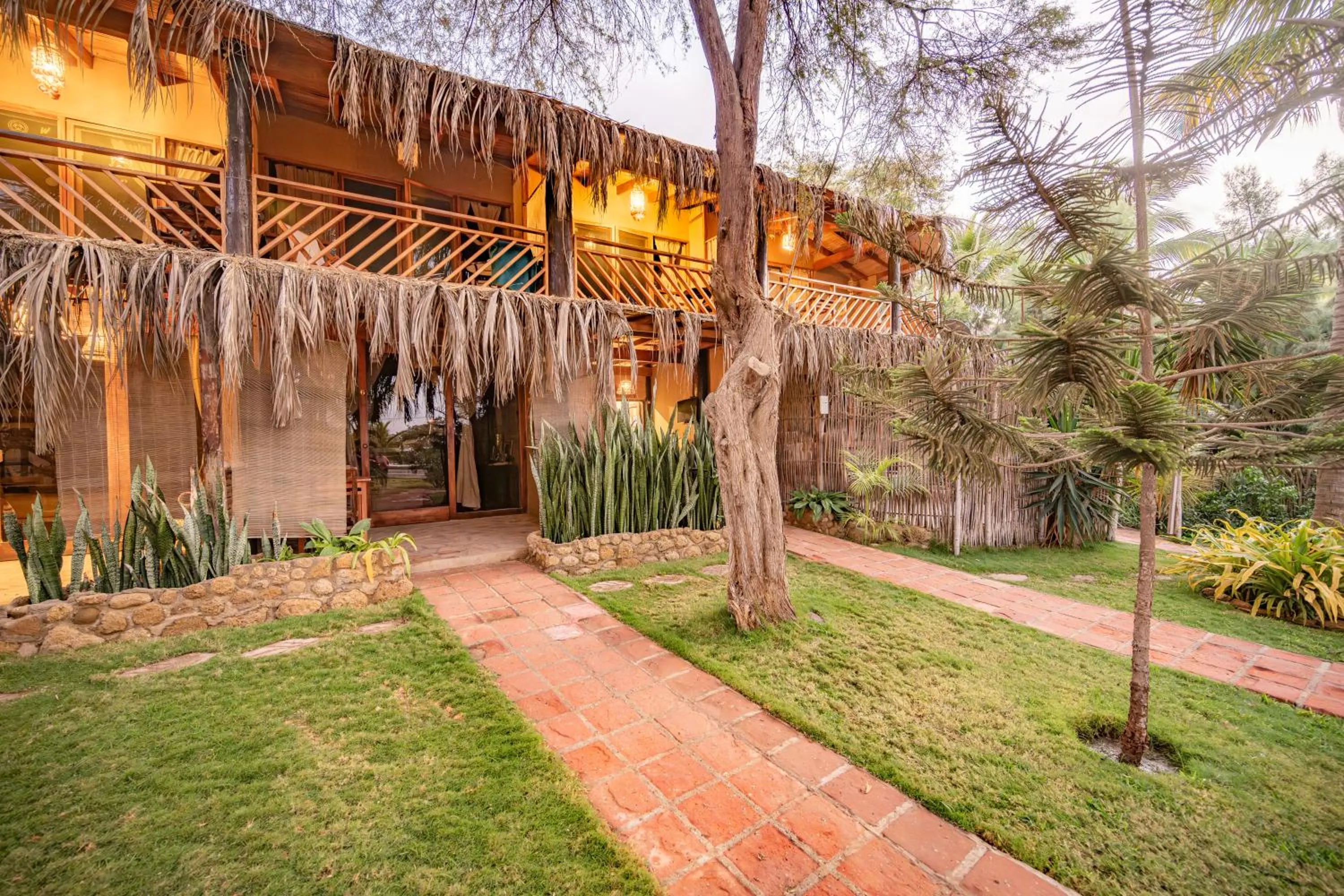 Garden in Hospedaje La Quebrada