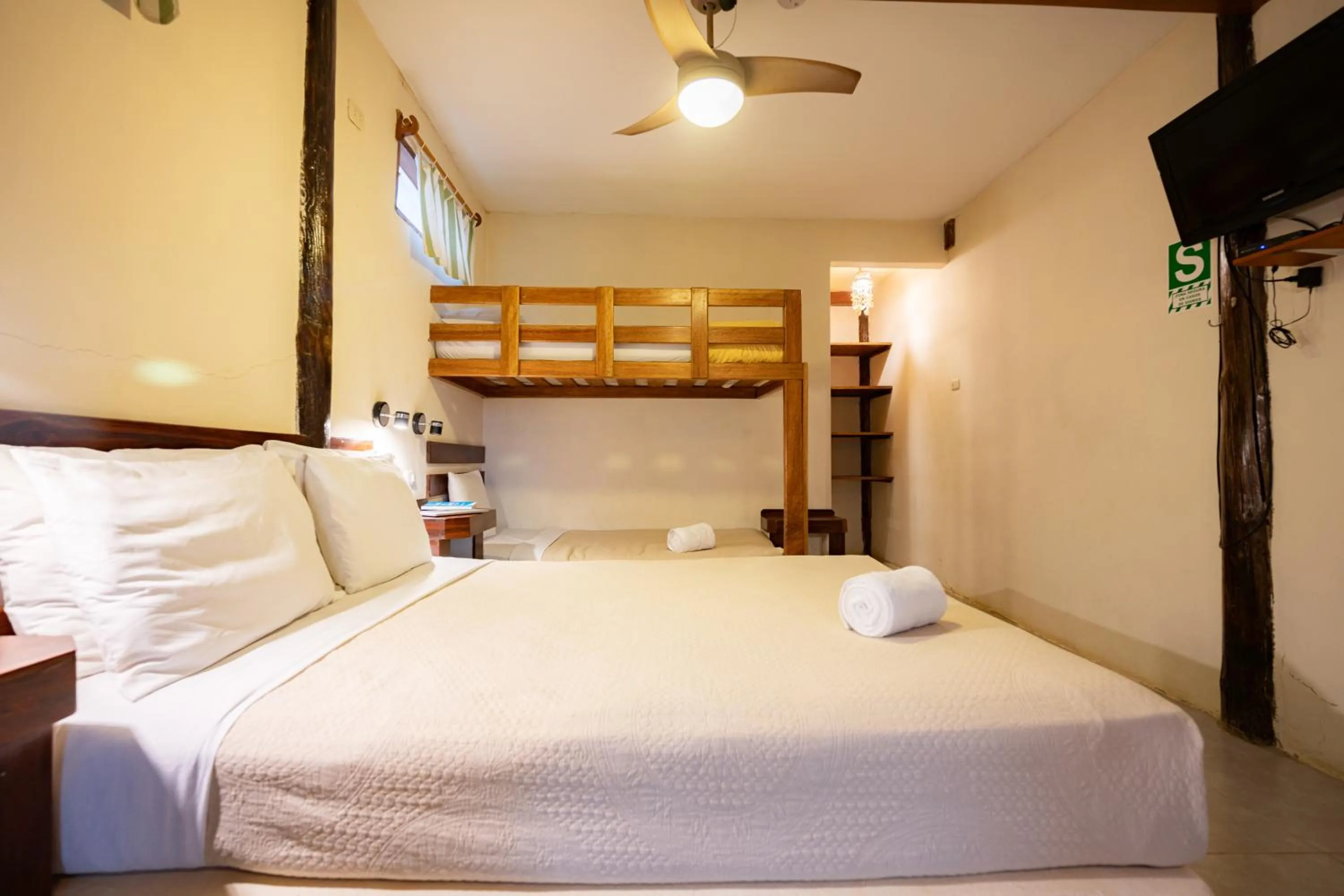 Bed in Hospedaje La Quebrada