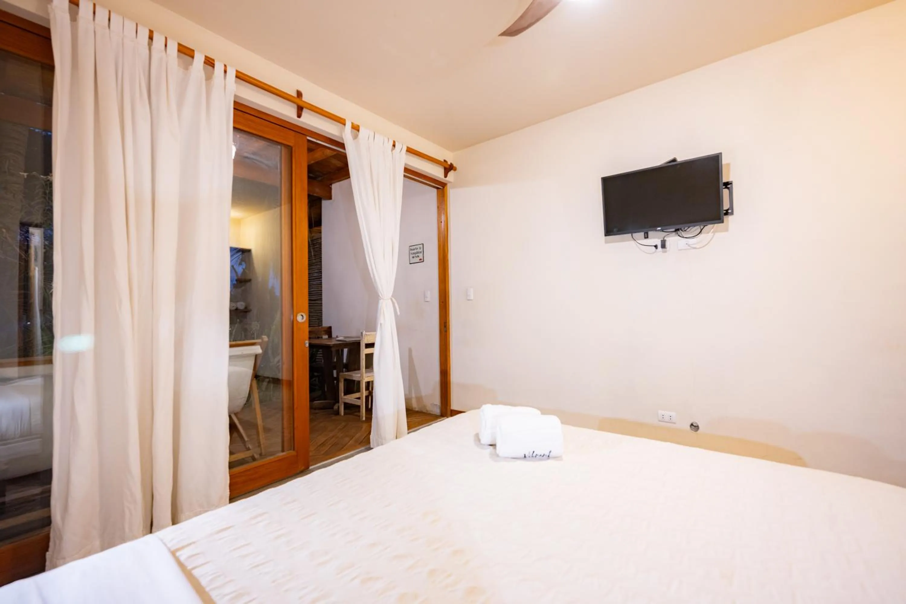 Bed in Hospedaje La Quebrada