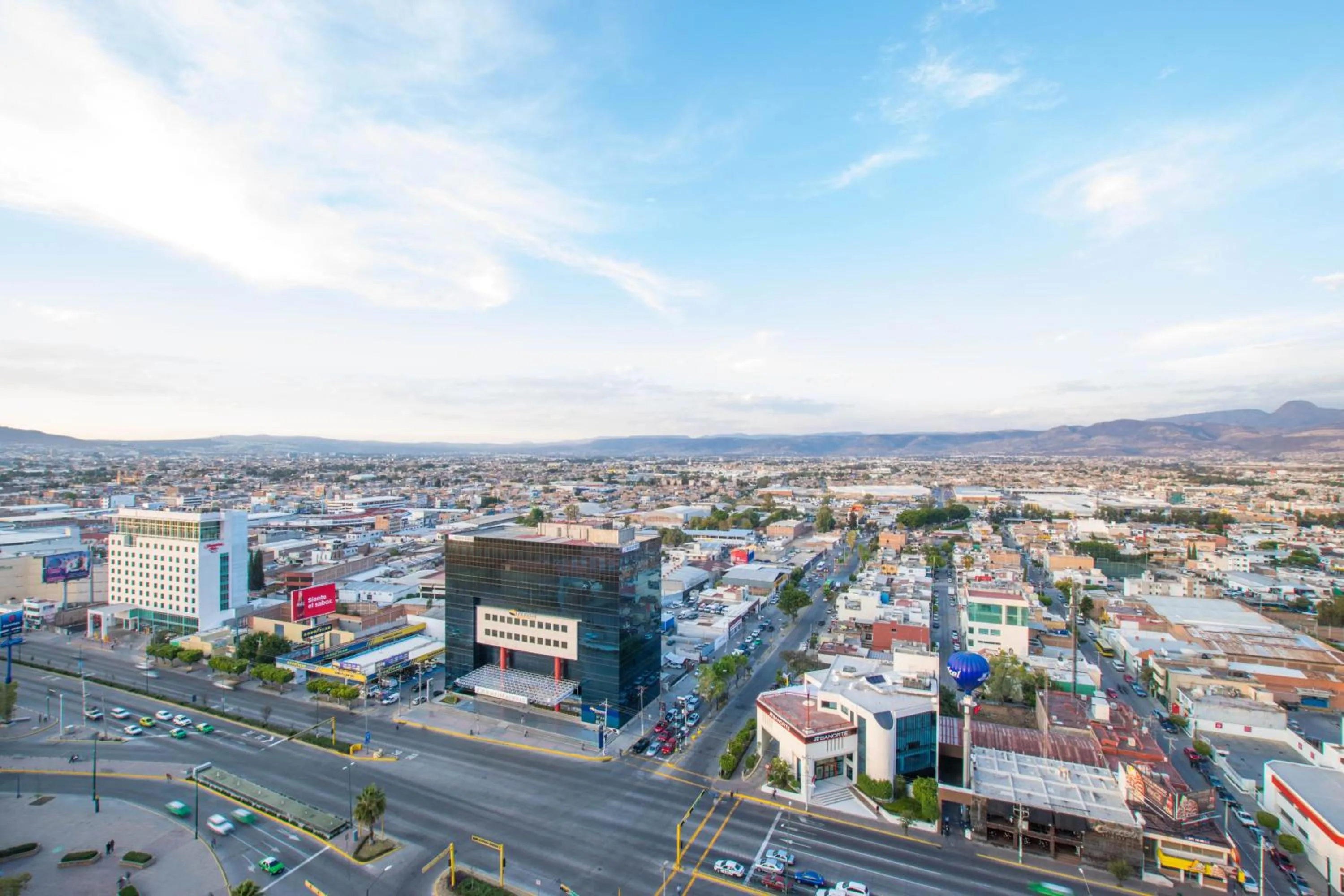 City view in Hotel Stadium Leon